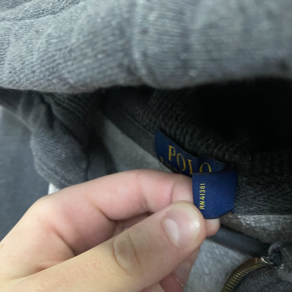Polo Ralph Lauren Vintage Polo Ralph Lauren Zip Hoodie Grey Size US S / EU 44-46 / 1 - 9 Thumbnail