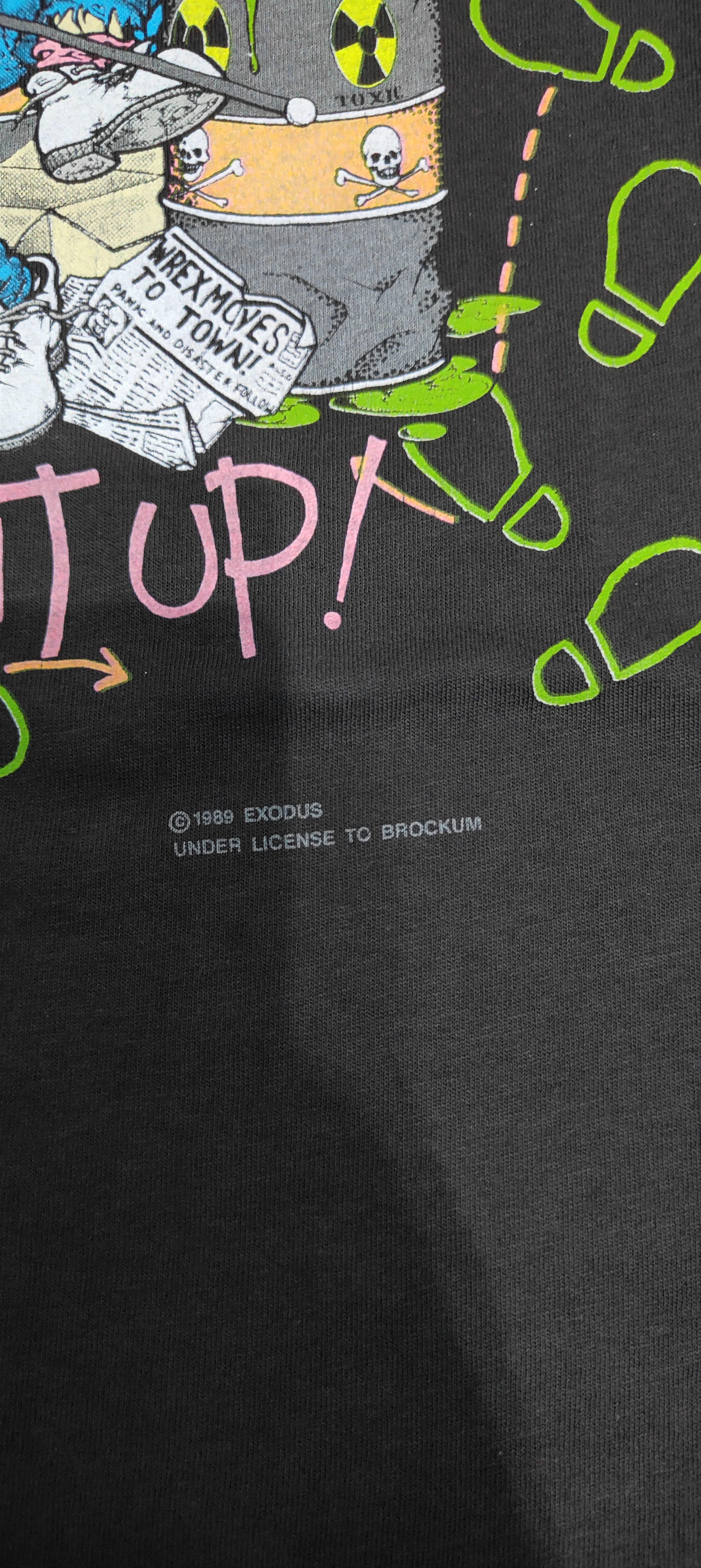 Vintage Exodus waltz it up 1989 Size US XL / EU 56 / 4 - 3 Thumbnail