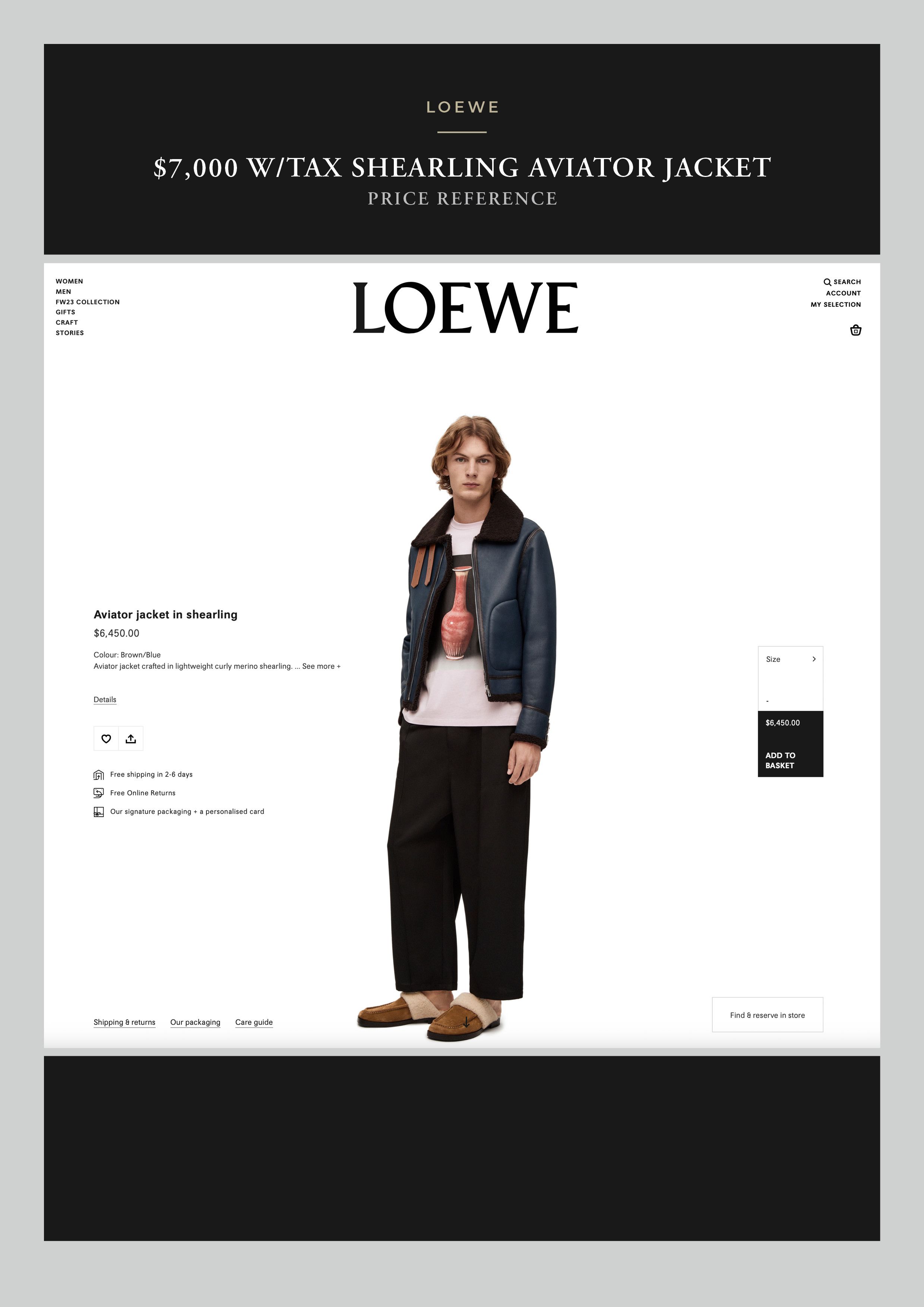 Loewe Coveted Rare $7,000 w/tax Suede Shearling Aviator Jacket Size US M / EU 48-50 / 2 - 4 Thumbnail