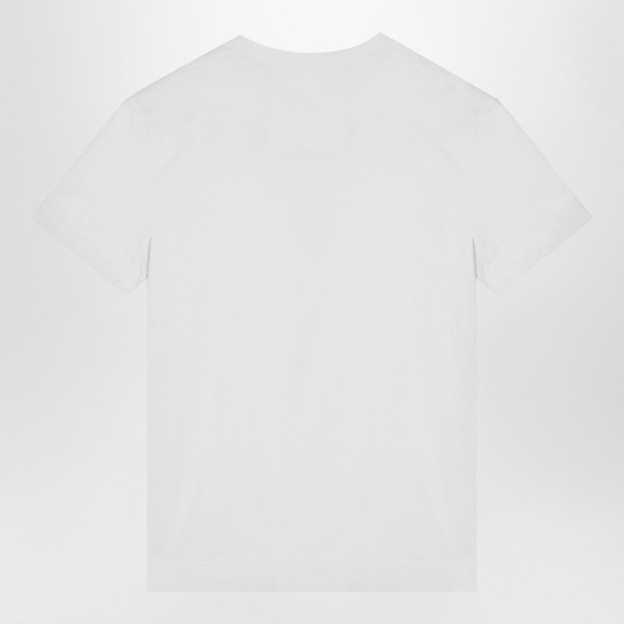 Givenchy o1d2blof0824 Cotton Logo T-Shirts in White Size M / US 6-8 / IT 42-44 - 2 Thumbnail