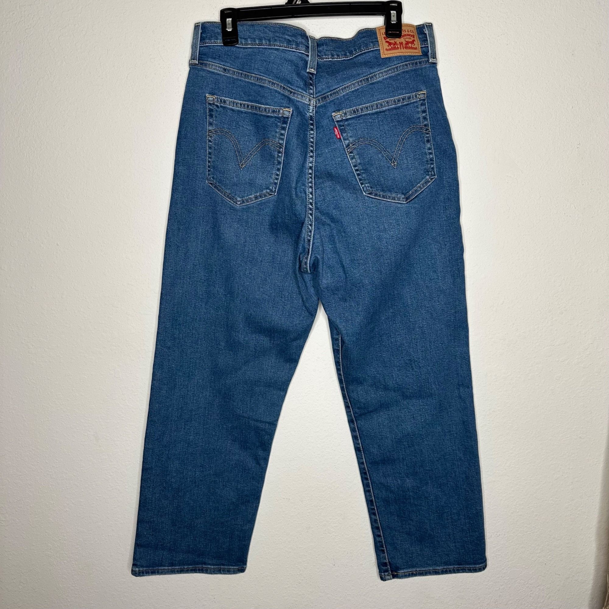Levi's Levi's Ribcage Straight Ankle Jeans Sz 32" Size 32" / US 10 / IT 46 - 10 Thumbnail