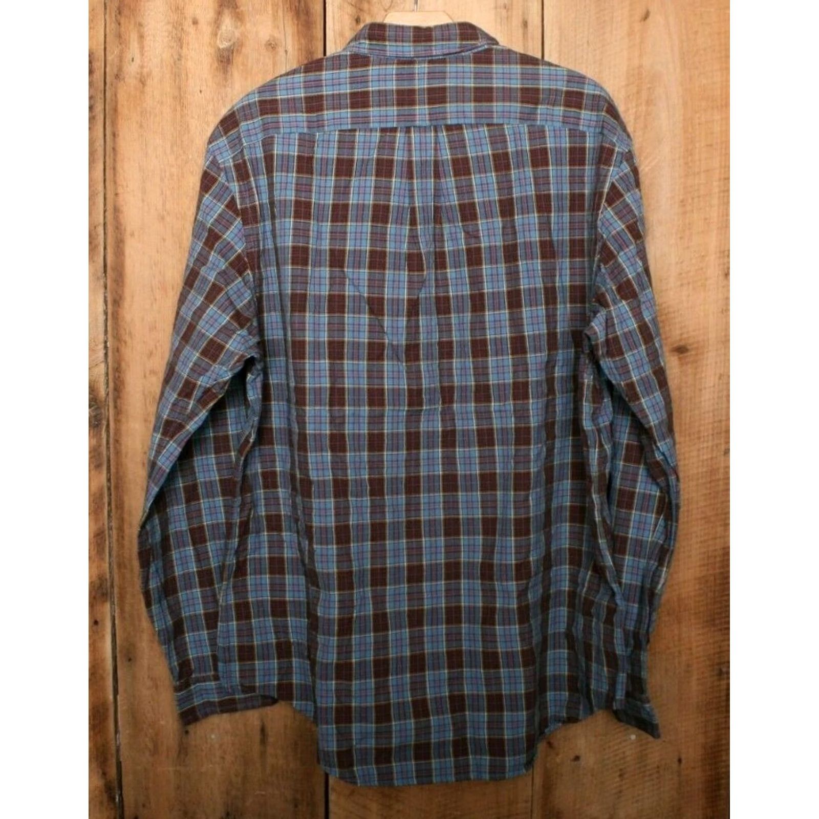 Ralph Lauren Ralph Lauren Button-Up Plaid Shirt XL Mens Long Sleeve Multicolor Cotton 100% Batched pattern? Size US XL / EU 56 / 4 - 2 Thumbnail