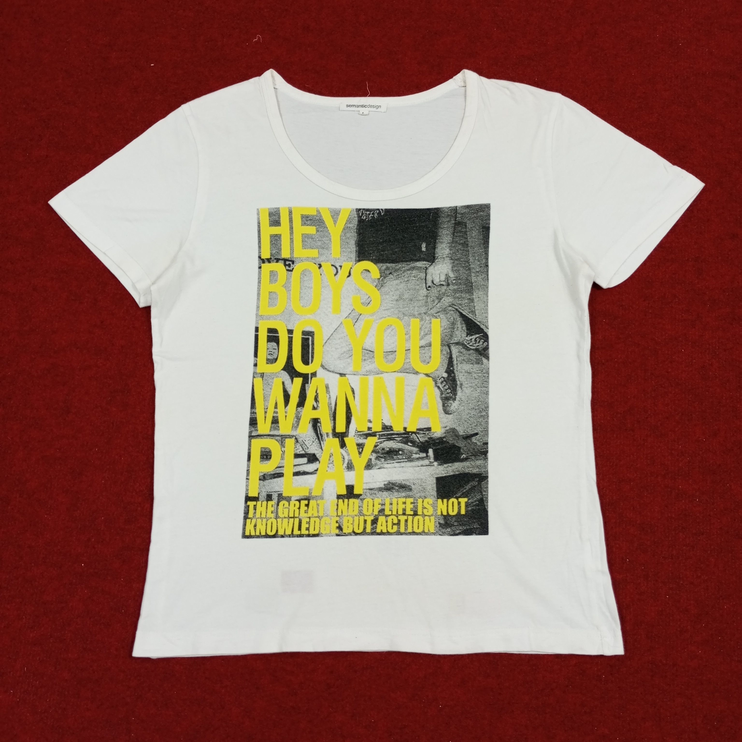 Vintage × semanticdesign Sematic Design Phototees Style Tshirt Size M / US 6-8 / IT 42-44 - 1 Thumbnail