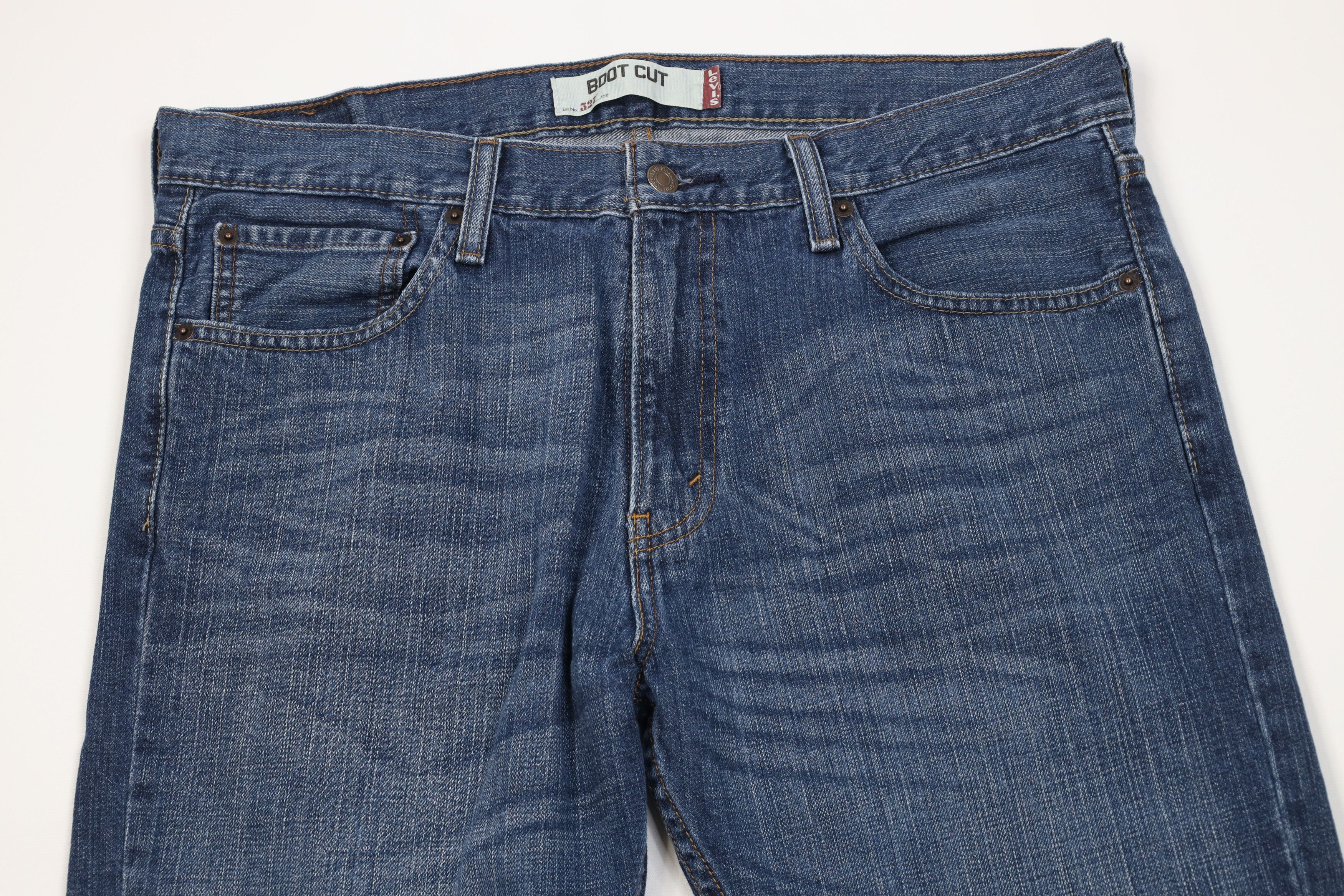 Levi's Vintage Y2K Levis 527 Western Flared Bootcut Denim Jeans Size US 36 / EU 52 - 2 Thumbnail