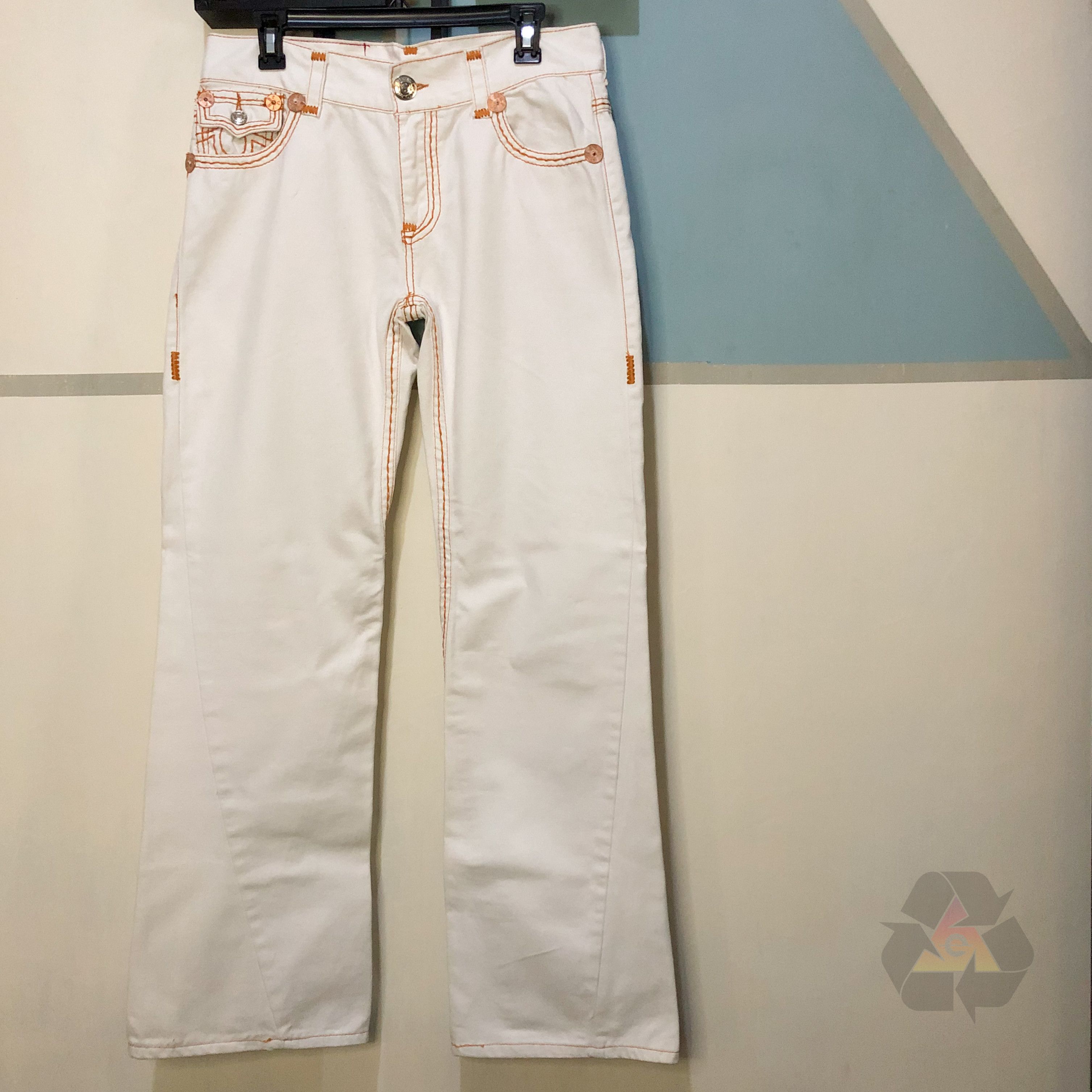 Japanese Brand DEAD STOCK True Religion Joey Super T Jeans Rare Vintage Size US 30 / EU 46 - 1 Thumbnail
