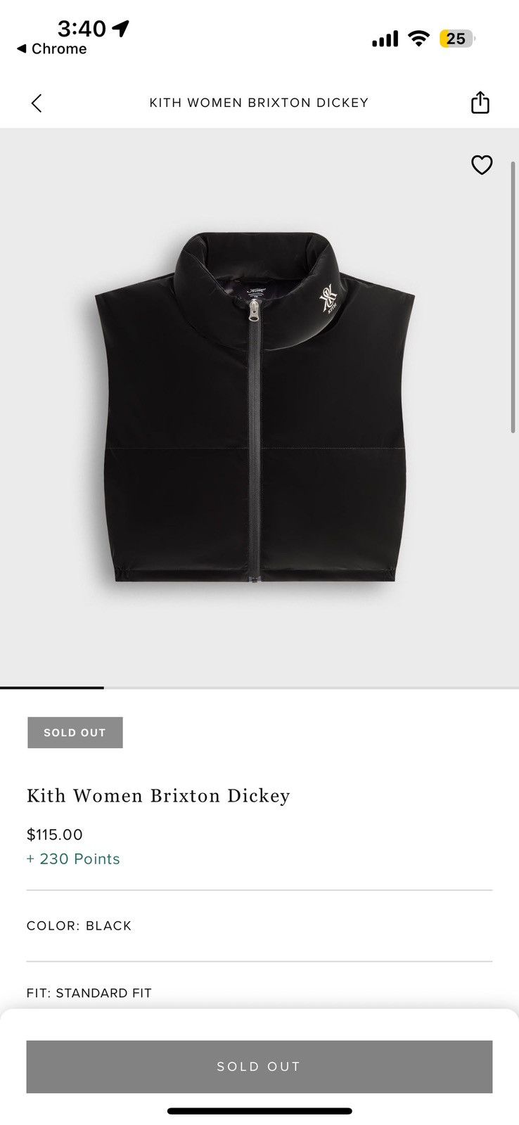 Kith Kith Women Brixton Dickey Vest - Black - Size L/XL Size L / US 10 / IT 46 - 9 Thumbnail