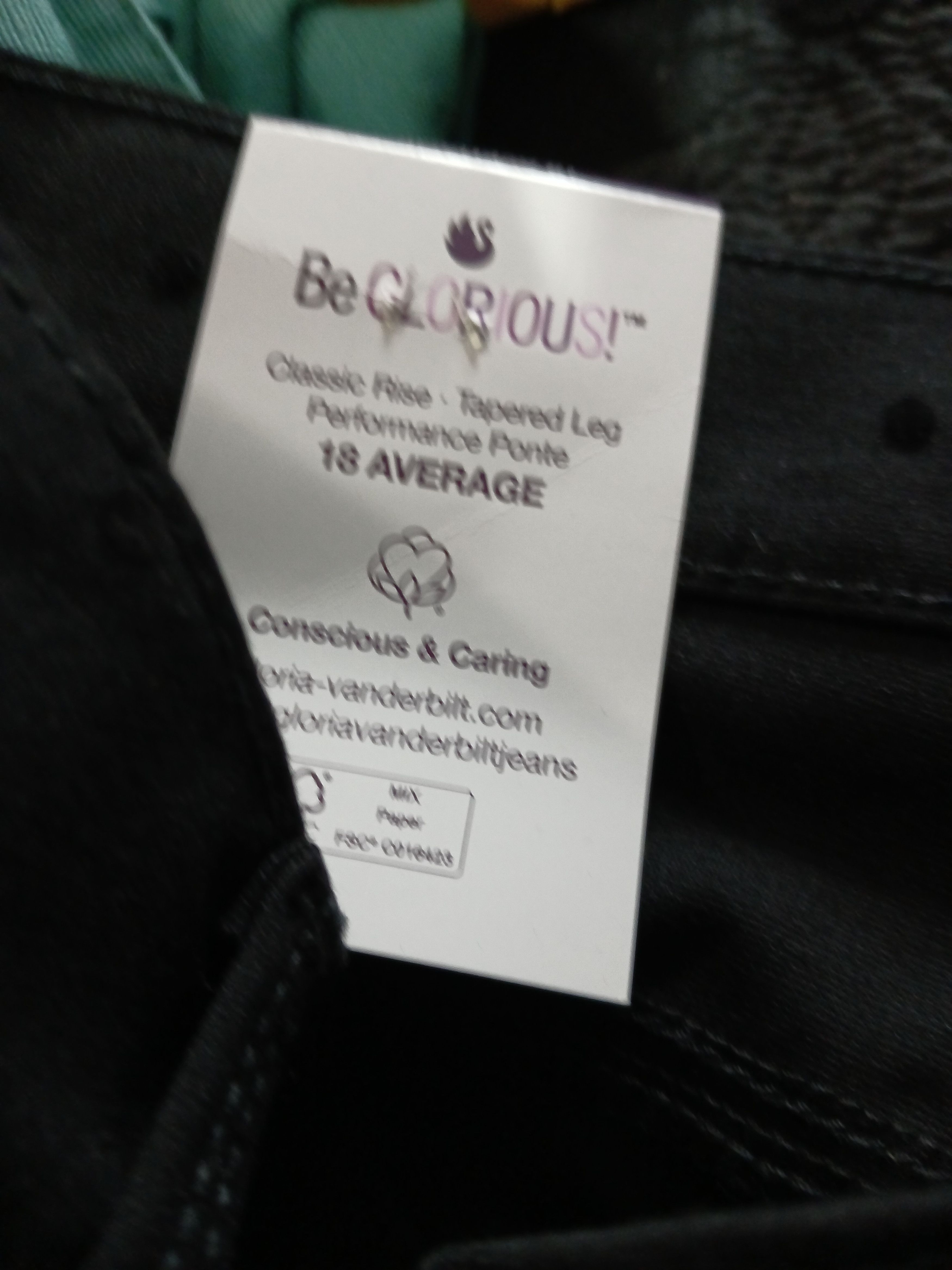 Gloria Vanderbilt Gloria Vanderbilt black polka trouser size 18 Size 40" / US 18 - 7 Thumbnail