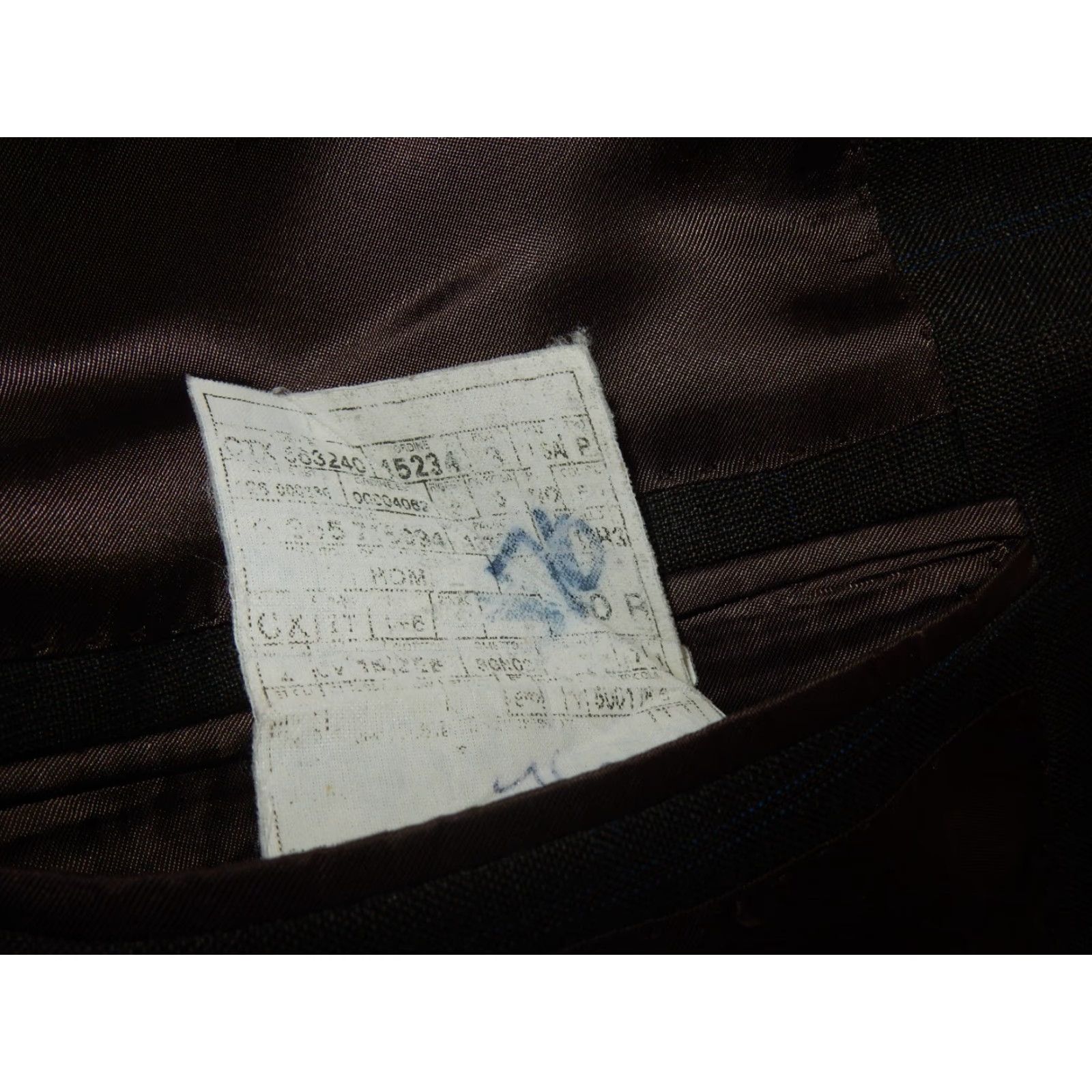 Ermenegildo Zegna VINTAGE Ermenegildo Zegna Blazer Men 50R Wool Plaid Brown Size 50R - 7 Thumbnail