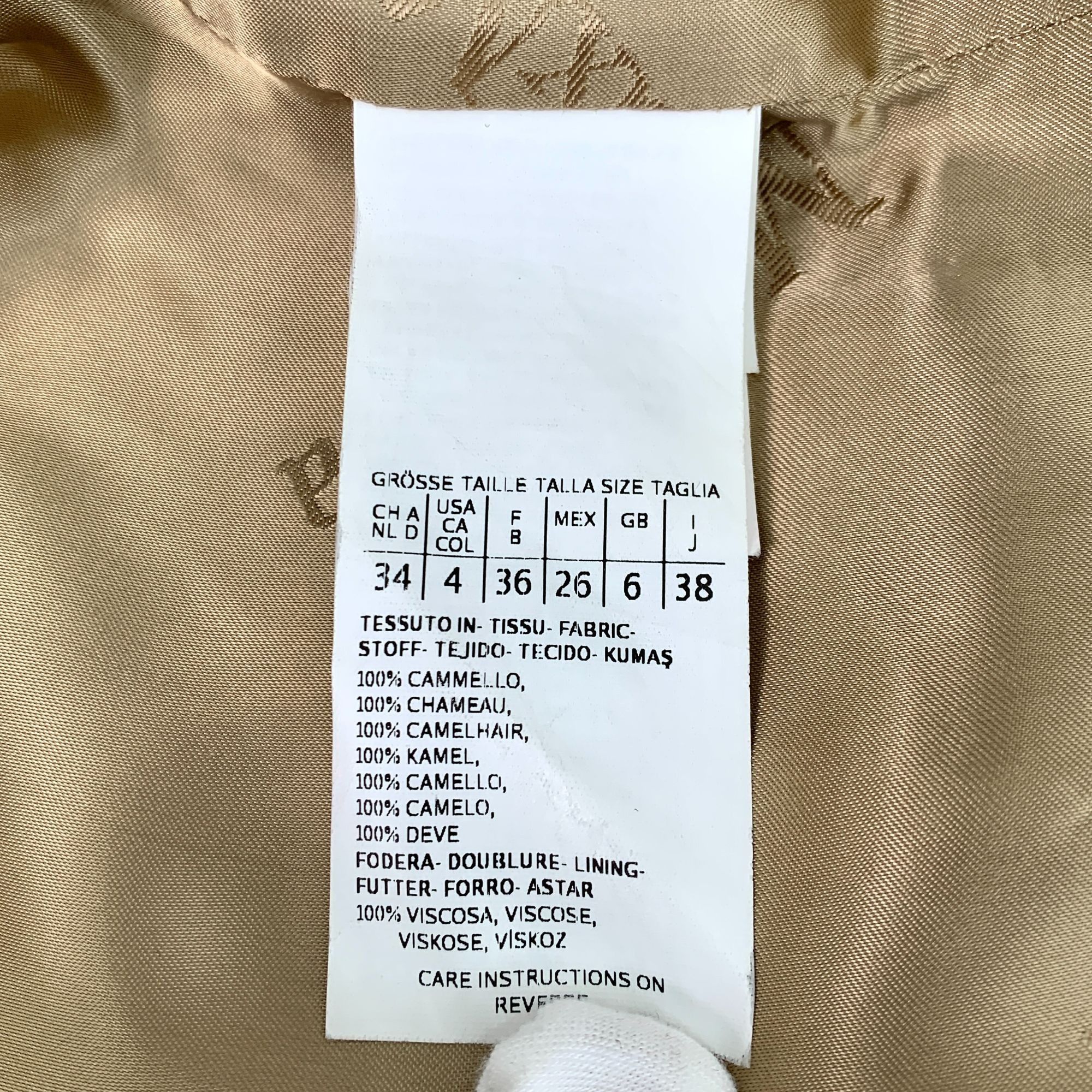 Max Mara Max Mara Brown Camel Wool Hooded Belted Robe Coat Size S / US 4 / IT 40 - 5 Thumbnail