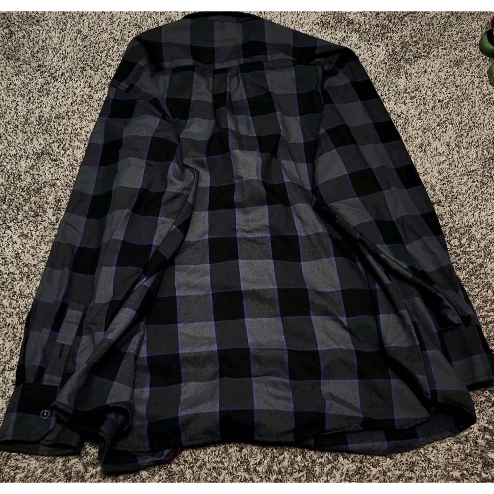 Vintage Dixxon Flannel Co Shirt Men 4XL Button Long Sleeve Purple Plaid The Gift Size US XXL / EU 58 / 5 - 2 Thumbnail
