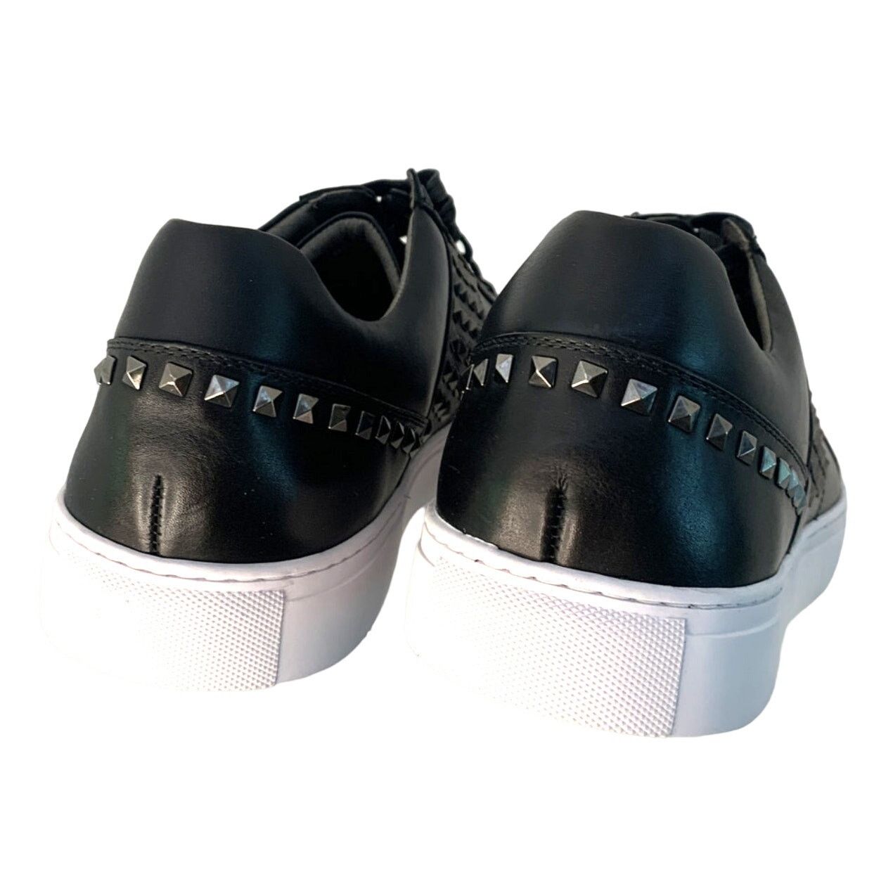 Robert Graham Robert Graham Studded Black Leather Sneakers | Sz 9 | NIB Size US 9 / EU 42 - 10 Thumbnail