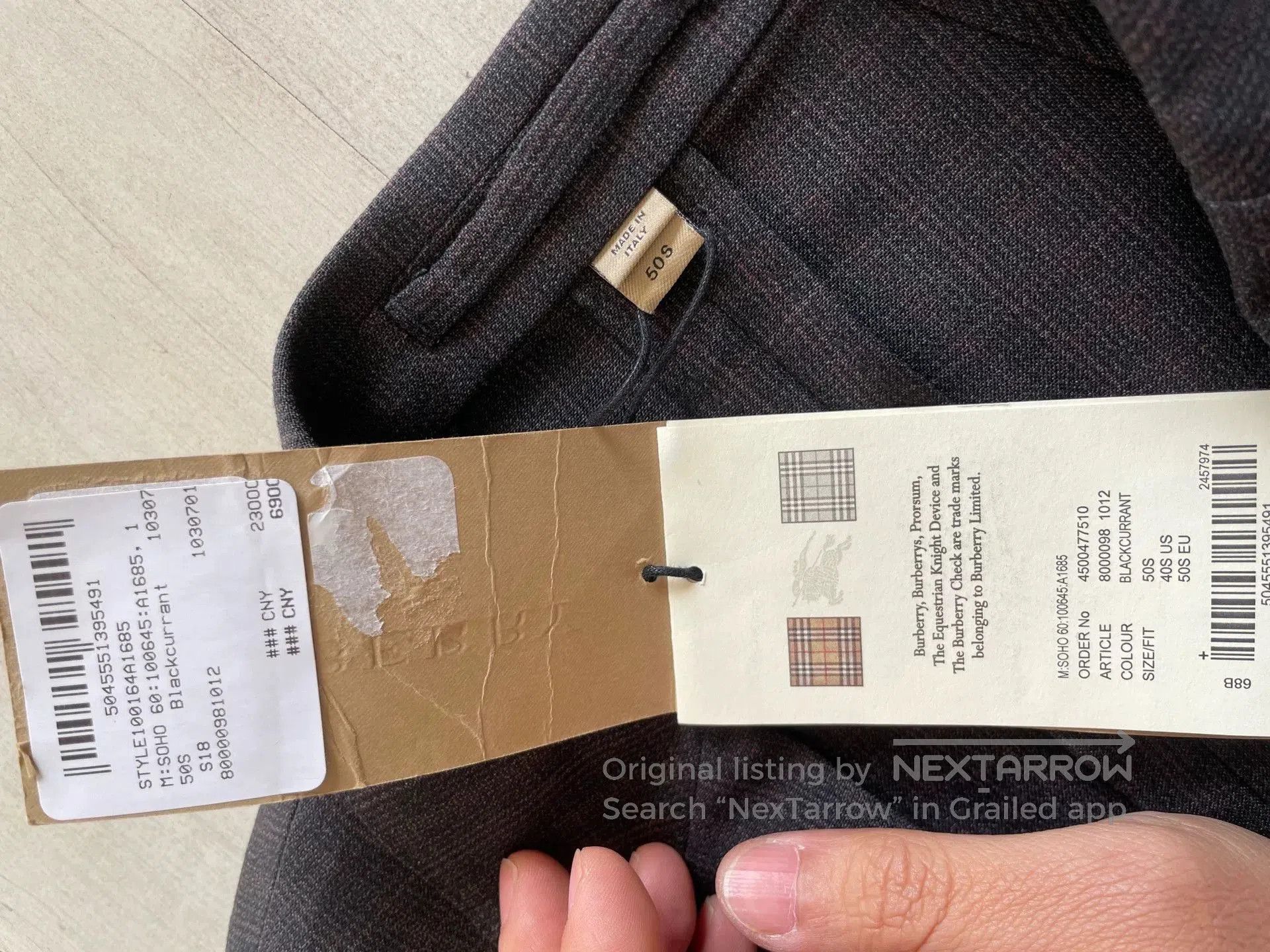 Burberry Burberry Classic Check Wool Suit. Size US M / EU 48-50 / 2 - 3 Thumbnail