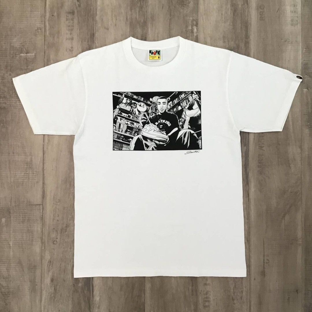 Bape BAPE × Inoue Santa BAPE GALLERY ART T-shirt a bathing ape Size US M / EU 48-50 / 2 - 2 Thumbnail
