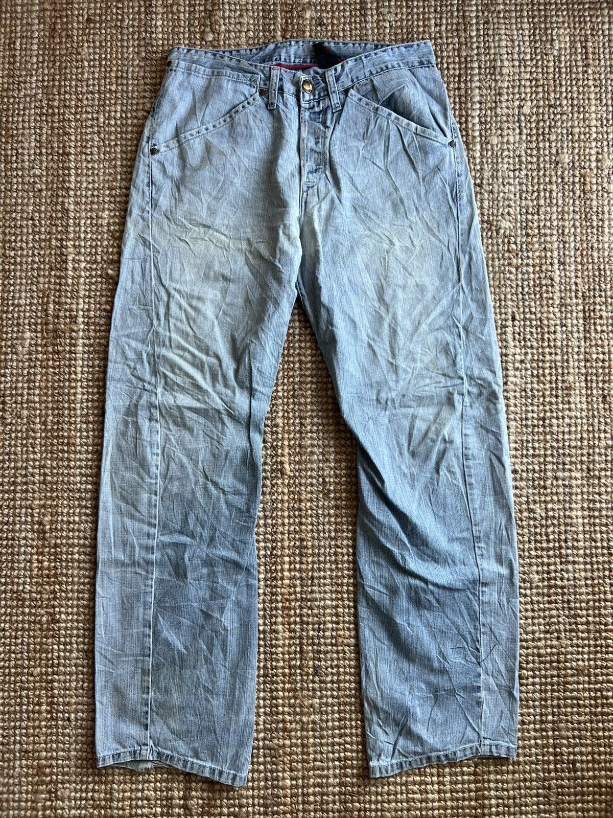Levi's Levis Engineered Twisted Jeans Tag W33 Actual 33x33 Size US 33 - 1 Thumbnail