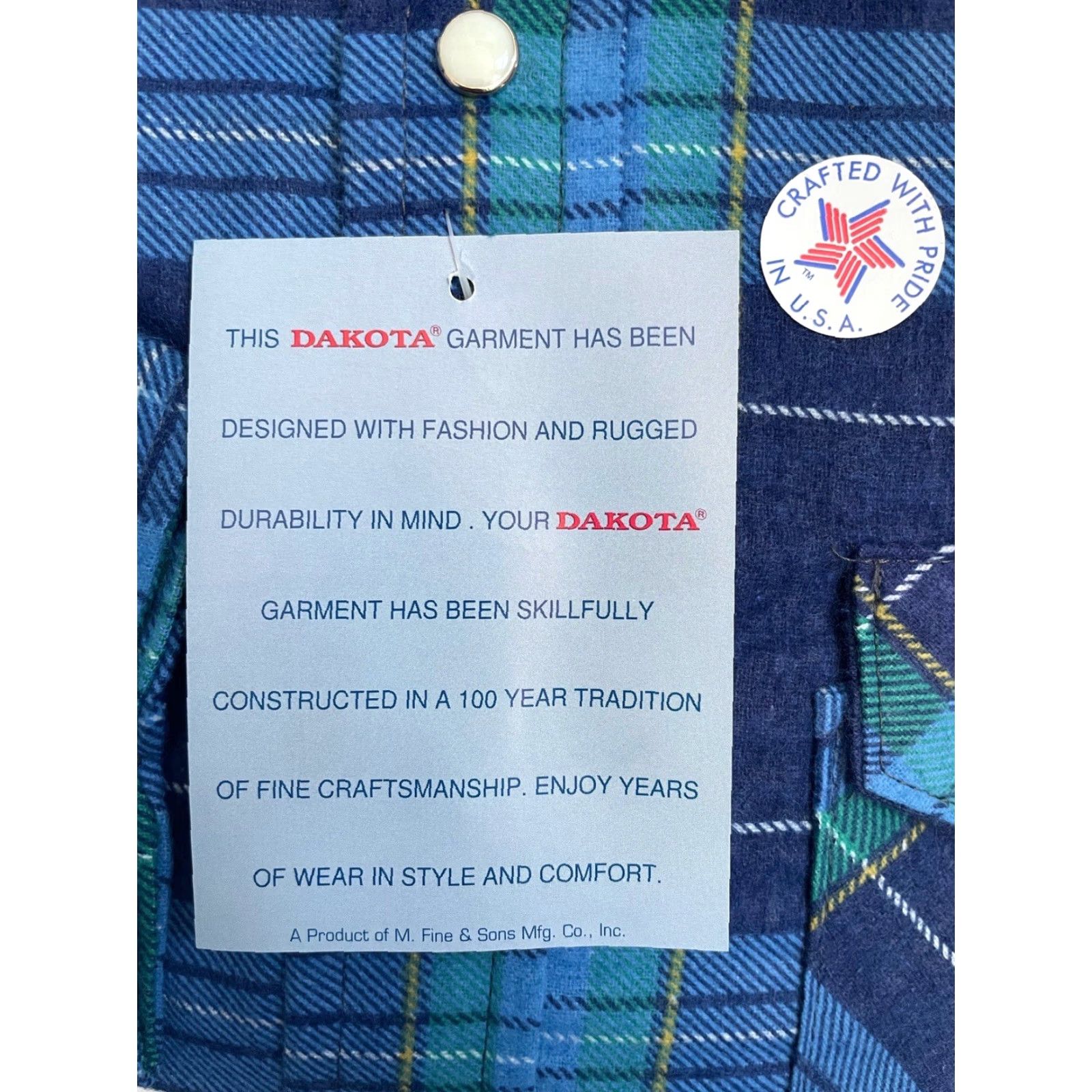 Vintage VINTAGE Five Brother Shirt Men 2XL Plaid Flannel NOS NWT USA Made Quality Pearlized Snaps 80s Dakota Western Long Sleeve Button-Up Size US XXL / EU 58 / 5 - 4 Thumbnail