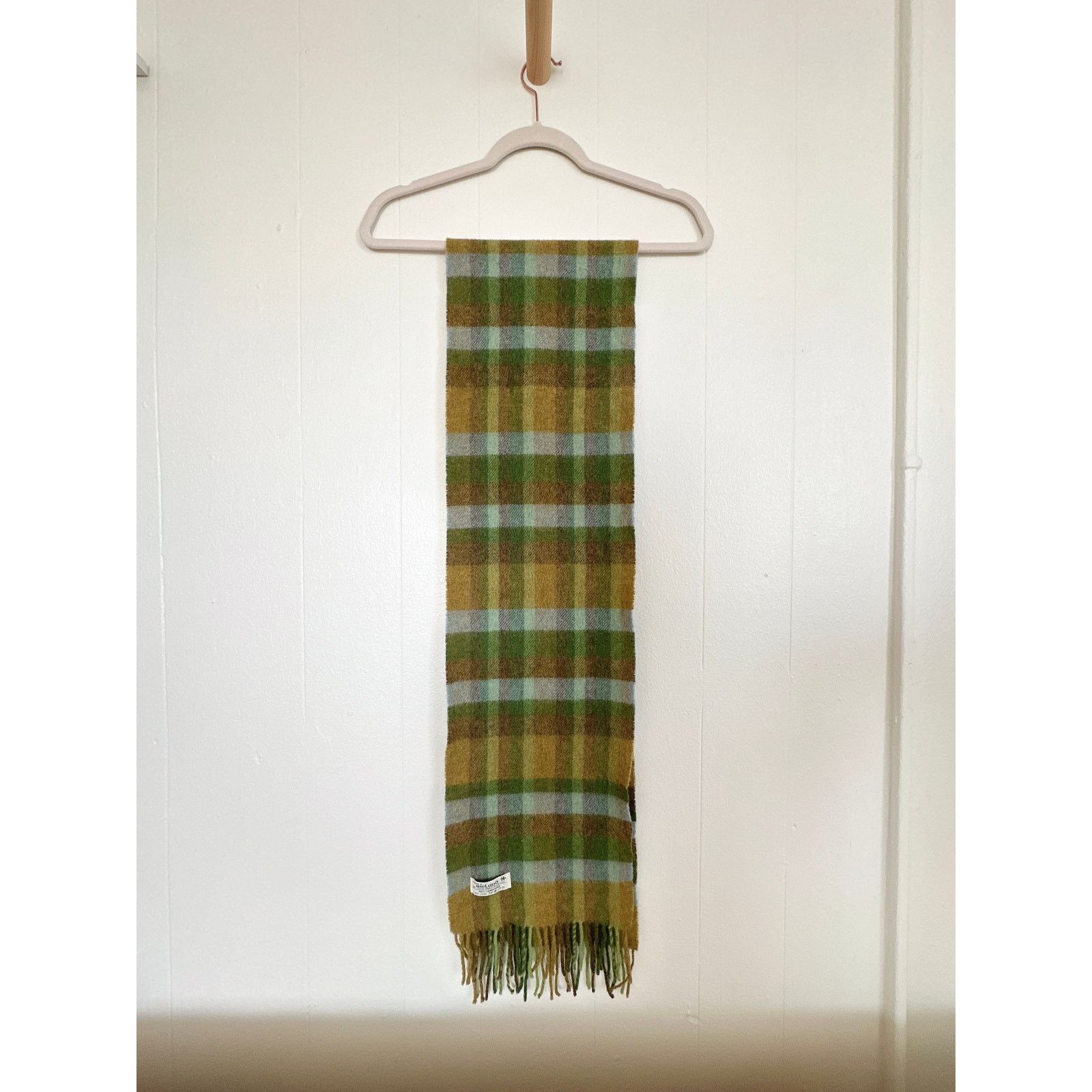 Other Vtg John Hanly Ireland 100% Lambswool Scarf - Heritage Plaid Size ONE SIZE - 3 Thumbnail