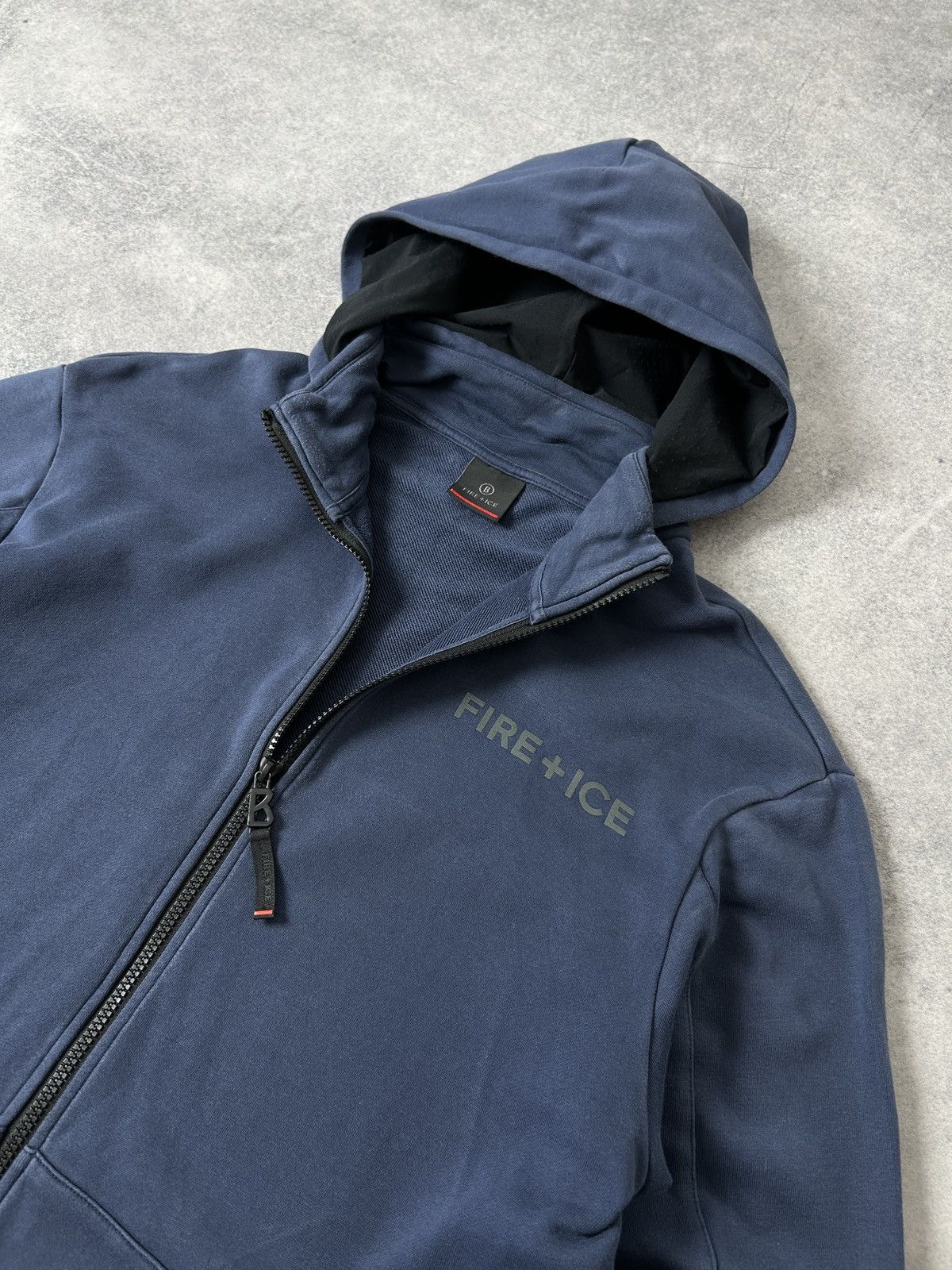 Bogner Bogner Fire+Ice blue washed zip-hoodies mens blue Size US XL / EU 56 / 4 - 4 Thumbnail