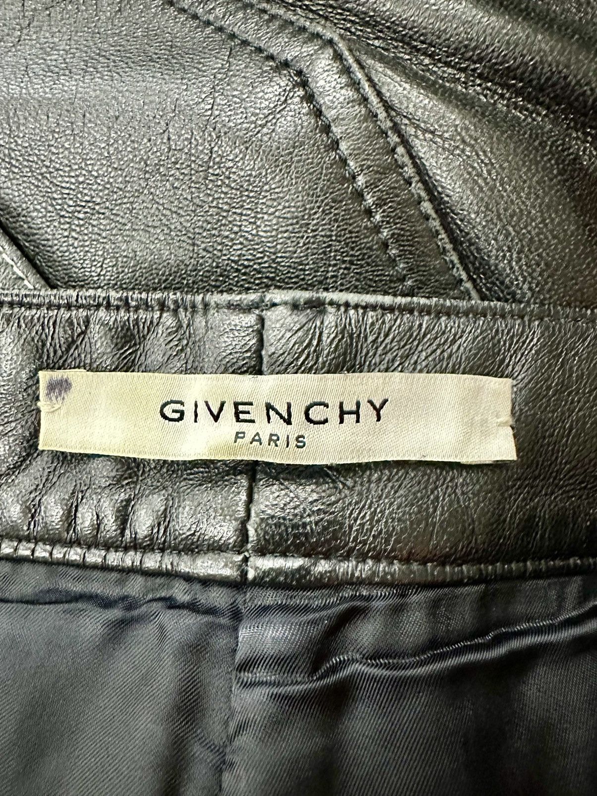 Givenchy Givenchy Riccardo Tischi 3 Star Leather Pants Size US 30 / EU 46 - 10 Thumbnail