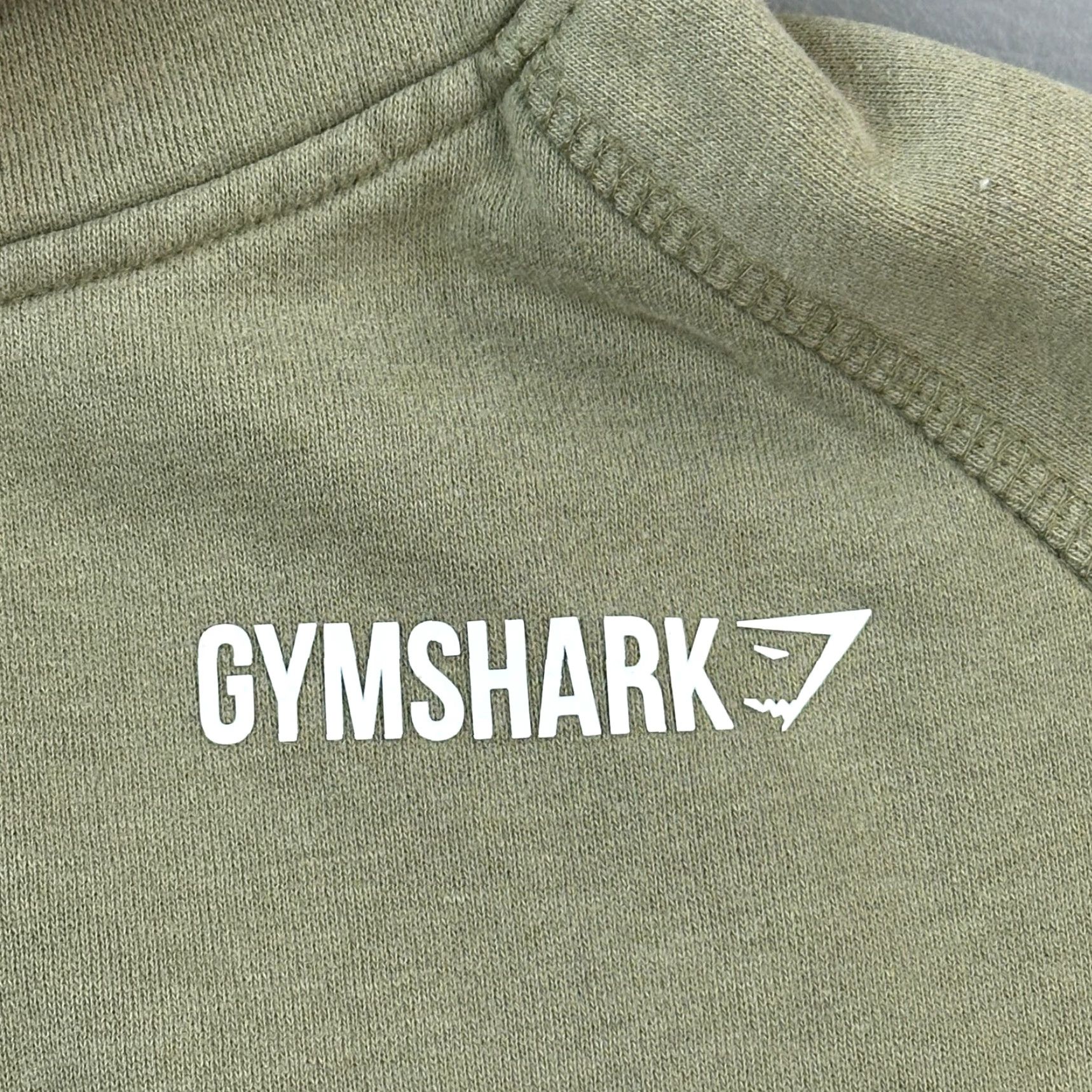 Gymshark Gymshark Hoodie Women's M Olive Green Pullover Logo Spellout Activewear Casual Pullover Hooded Sweatshirt Womens Size M / US 6-8 / IT 42-44 - 5 Thumbnail