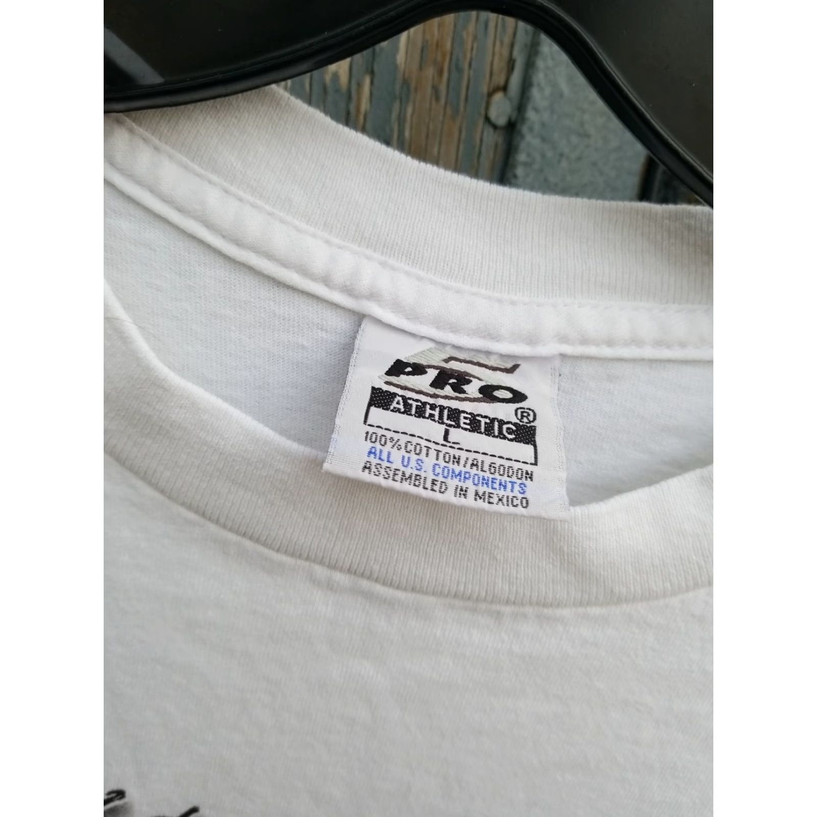 Vintage VINTAGE Mike Tyson RAP TEE PRINT SHIRT Large Mens T-Shirt 90s White Size US L / EU 52-54 / 3 - 2 Thumbnail