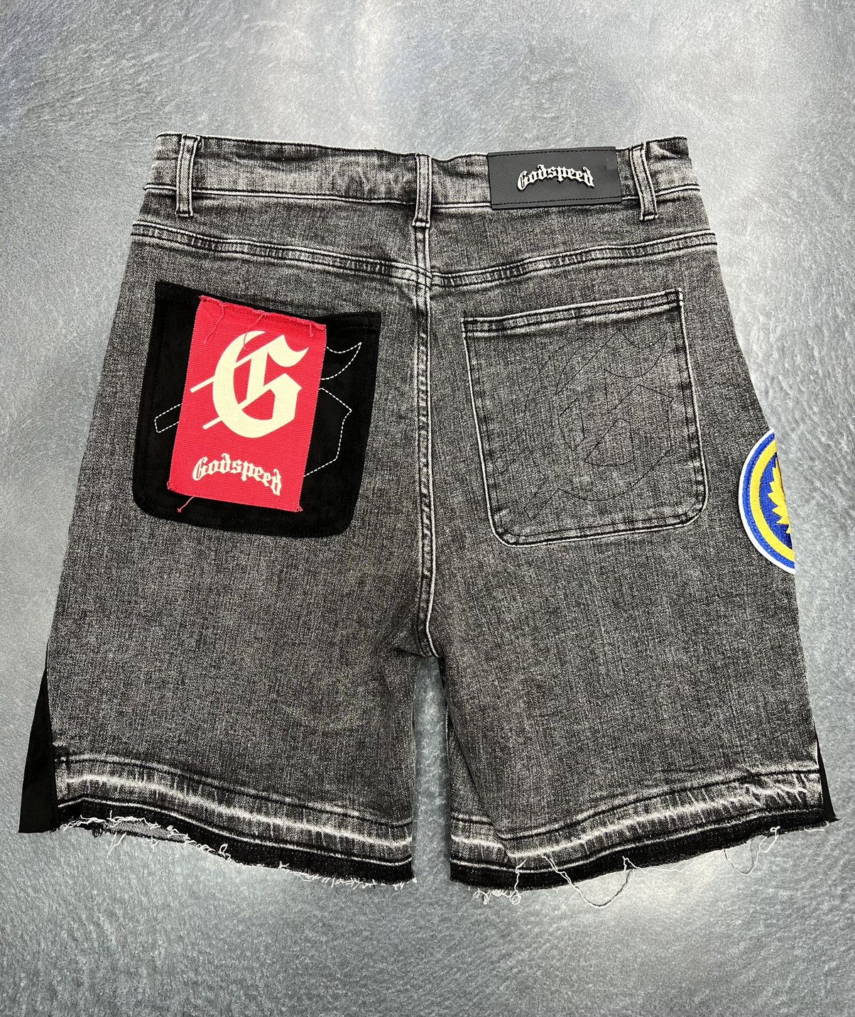 Godspeed Godspeed Patchwork Denim Shorts “V2” Size US 30 / EU 46 - 8 Thumbnail