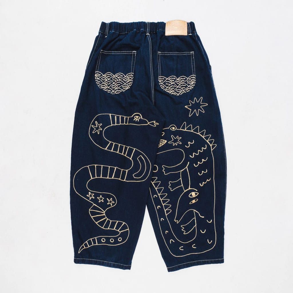 Denime × Japan Blue Luxor Baggy Pants Size US 32 / EU 48 - 4 Thumbnail