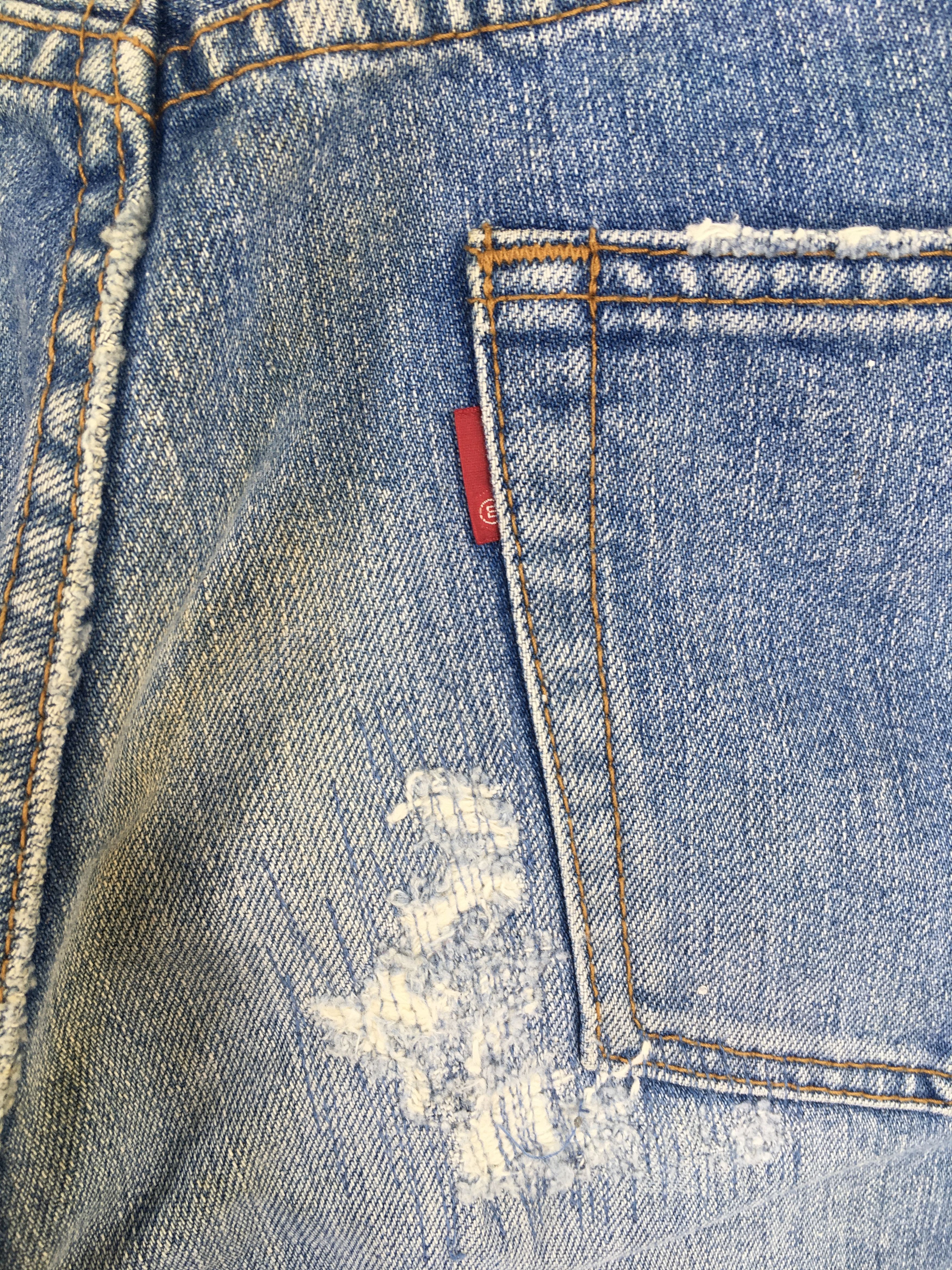 Eternal Size 31x31.5 Vintage Eternal Low Rise Distressed Jeans S551 Size US 31 - 12 Thumbnail