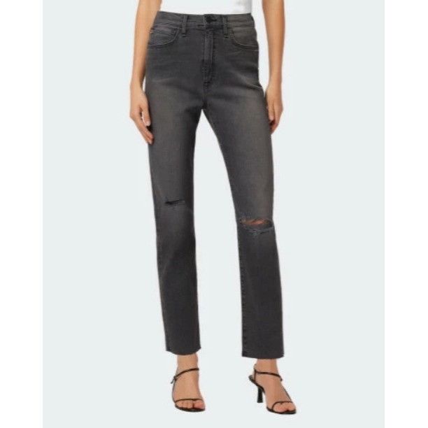 Hudson Jeans Kass High-Rise Straight Jeans Sweet Escape 28