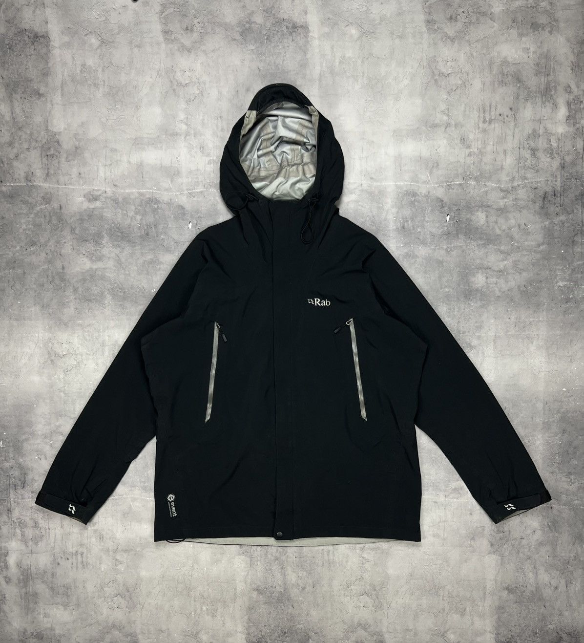 Rab Bergen Waterproof Event Active Black Jacket sz xl