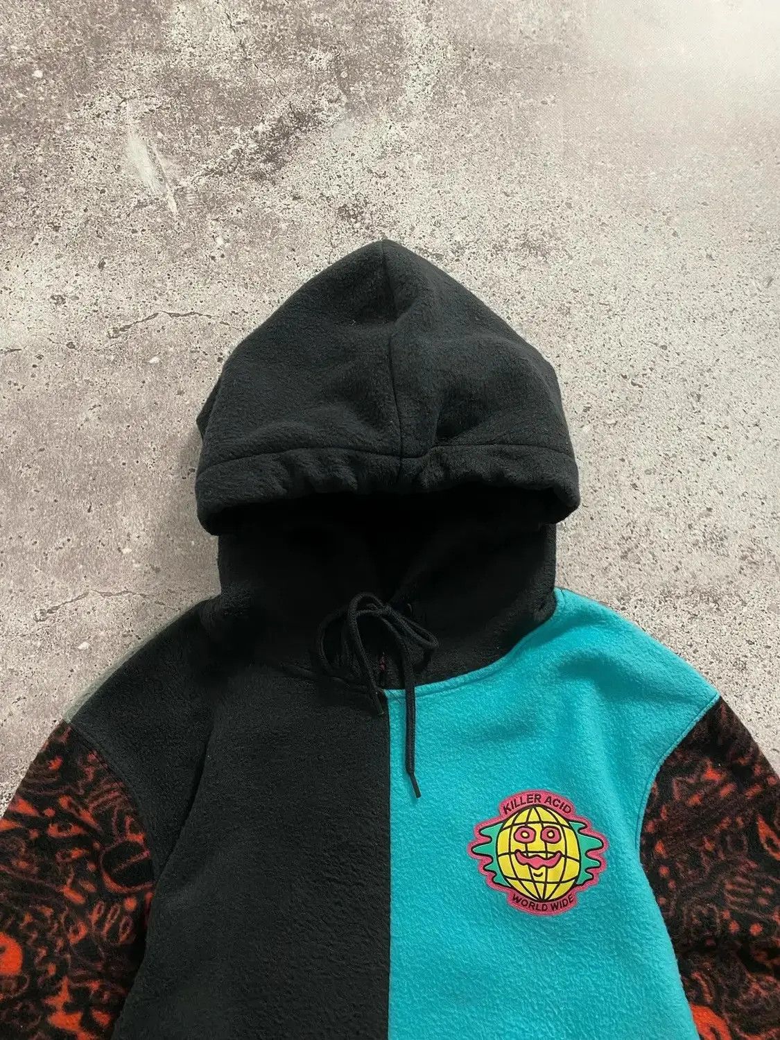 Japanese Brand KILLER ACID x THE BINDLE FLEECE HOODIE Size US S / EU 44-46 / 1 - 6 Thumbnail