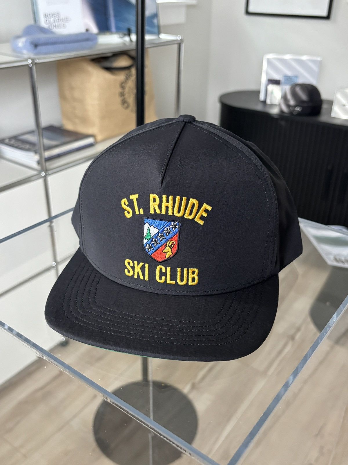 Rhude 🎿 RHUDE | SKI CLUB LOGO HAT Size ONE SIZE - 1 Thumbnail