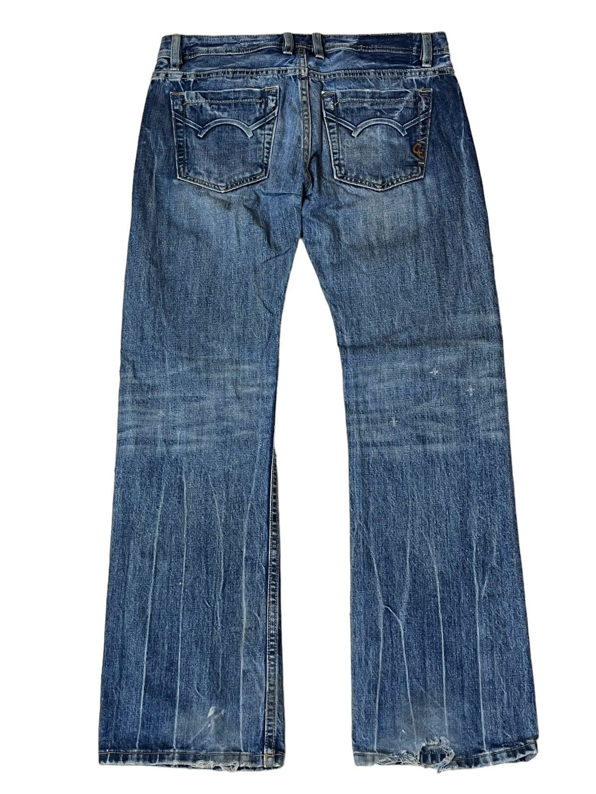 Cult Of Individuality SICK JAPANESE CULT OF INDIVIDUALITY SELVEDGE DISTRESS DENIM Size US 34 / EU 50 - 2 Thumbnail