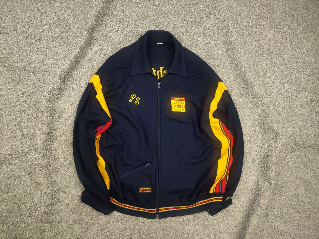 Vintage 70's Befa FFA Feldschützen Mohlin Wool Track Jacket