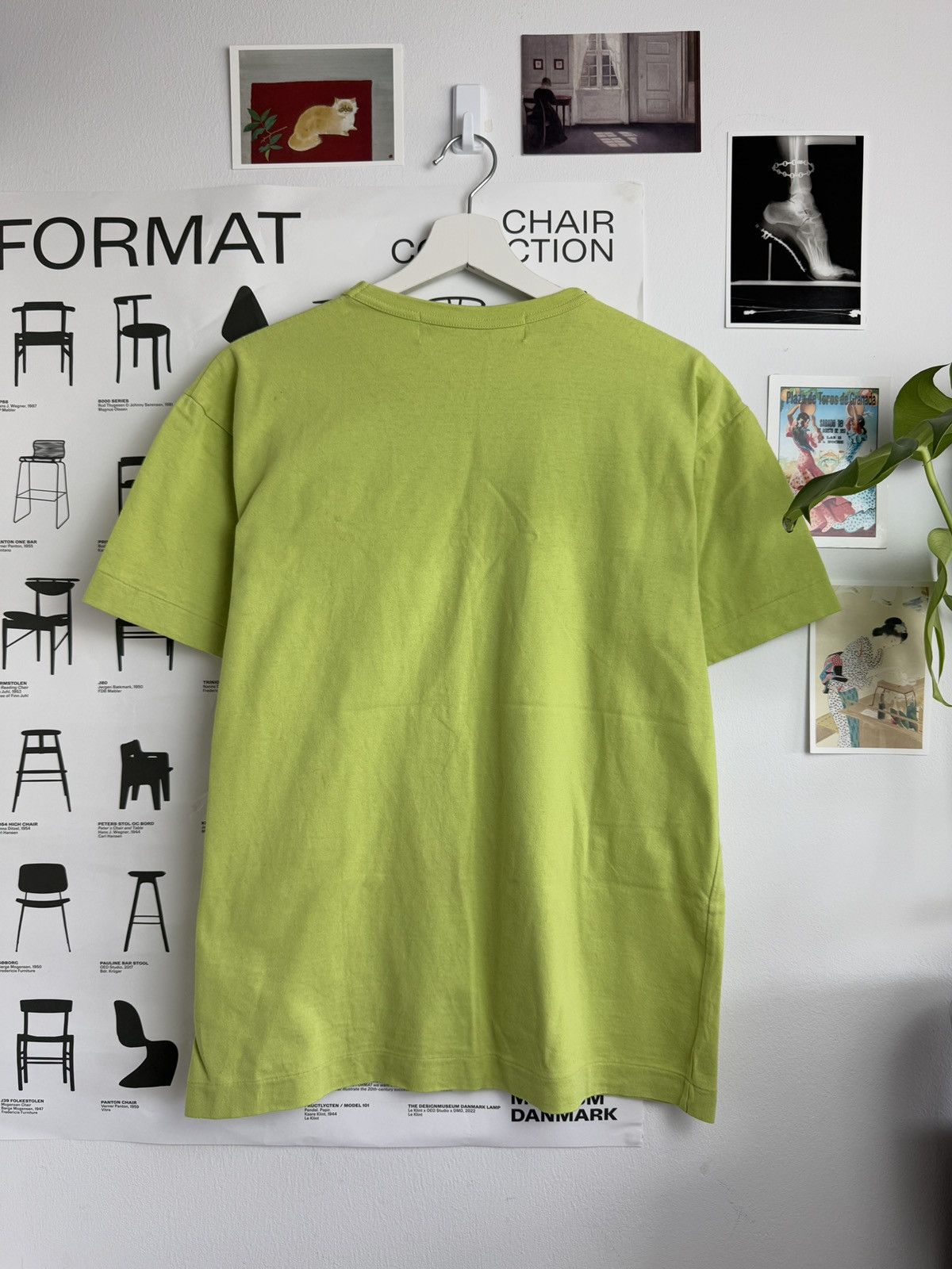 Comme des Garcons × Comme des Garcons PLAY × Designer Comme Des Garçons Play green t-shirt L Japan archive designer Size US L / EU 52-54 / 3 - 2 Thumbnail