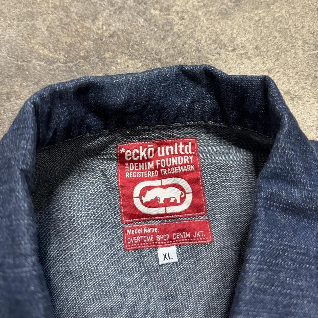 Ecko Unltd. × Vintage Vintage 90s Ecko Unltd Over Time Shop Jacket Size US XL / EU 56 / 4 - 6 Thumbnail