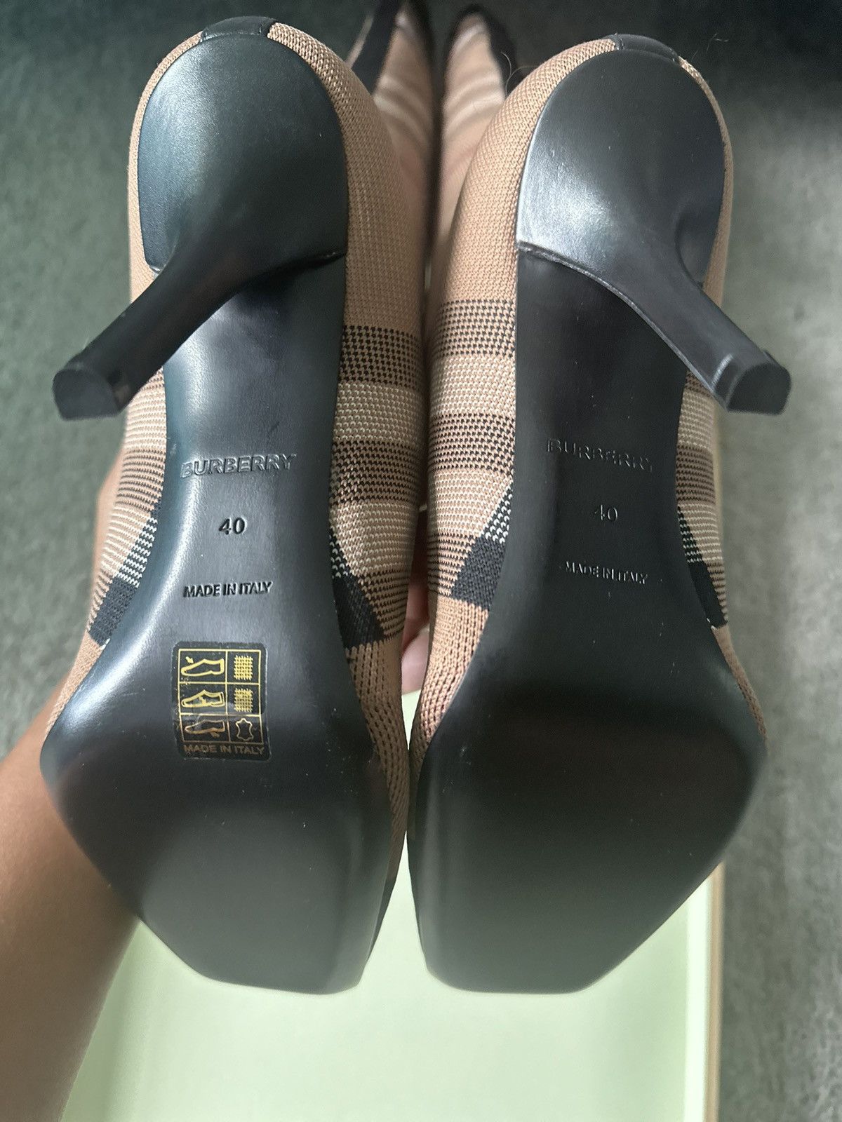 Burberry Burberry Vintage Check 105 Sock Boots Size US 10 / IT 40 - 4 Thumbnail