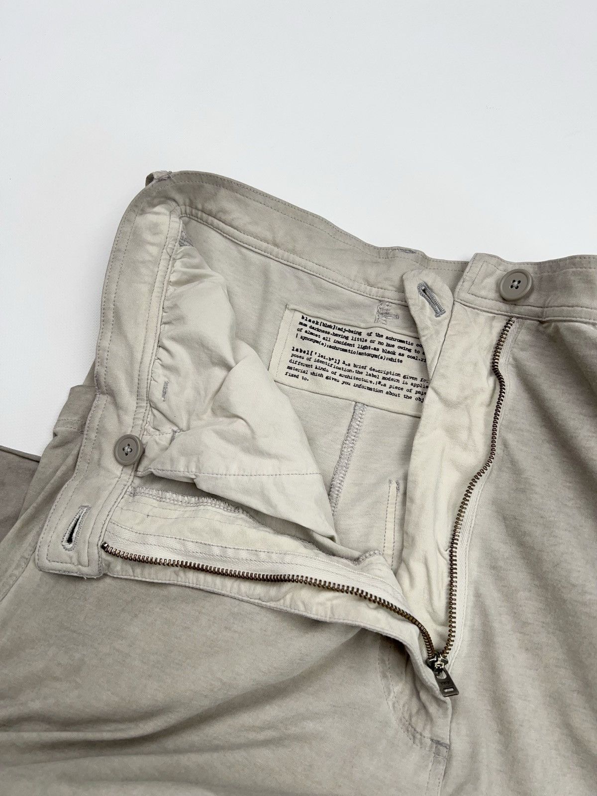Rundholz Rundholz Stone Washed Grey Trousers Crotch Pants Wide Drop Size 26" / US 2 / IT 38 - 14 Thumbnail