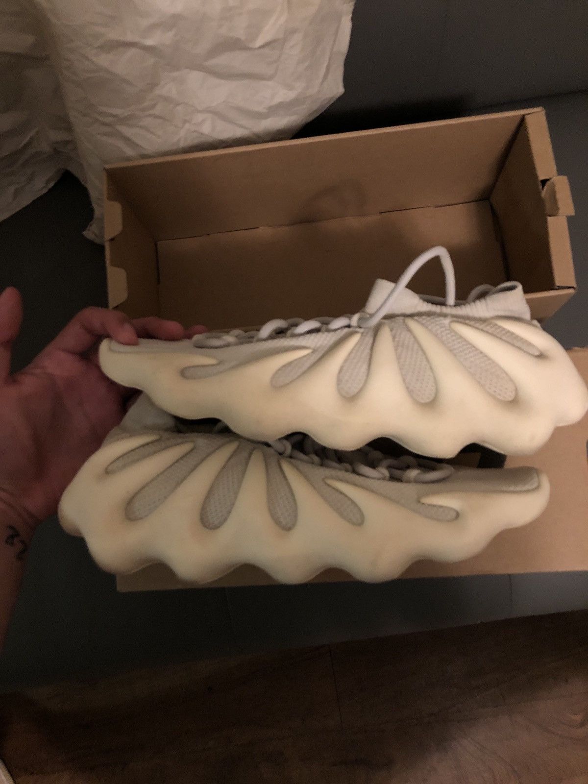 Adidas × Yeezy Yeezy 450 cloud Size US 9.5 / EU 42-43 - 4 Thumbnail