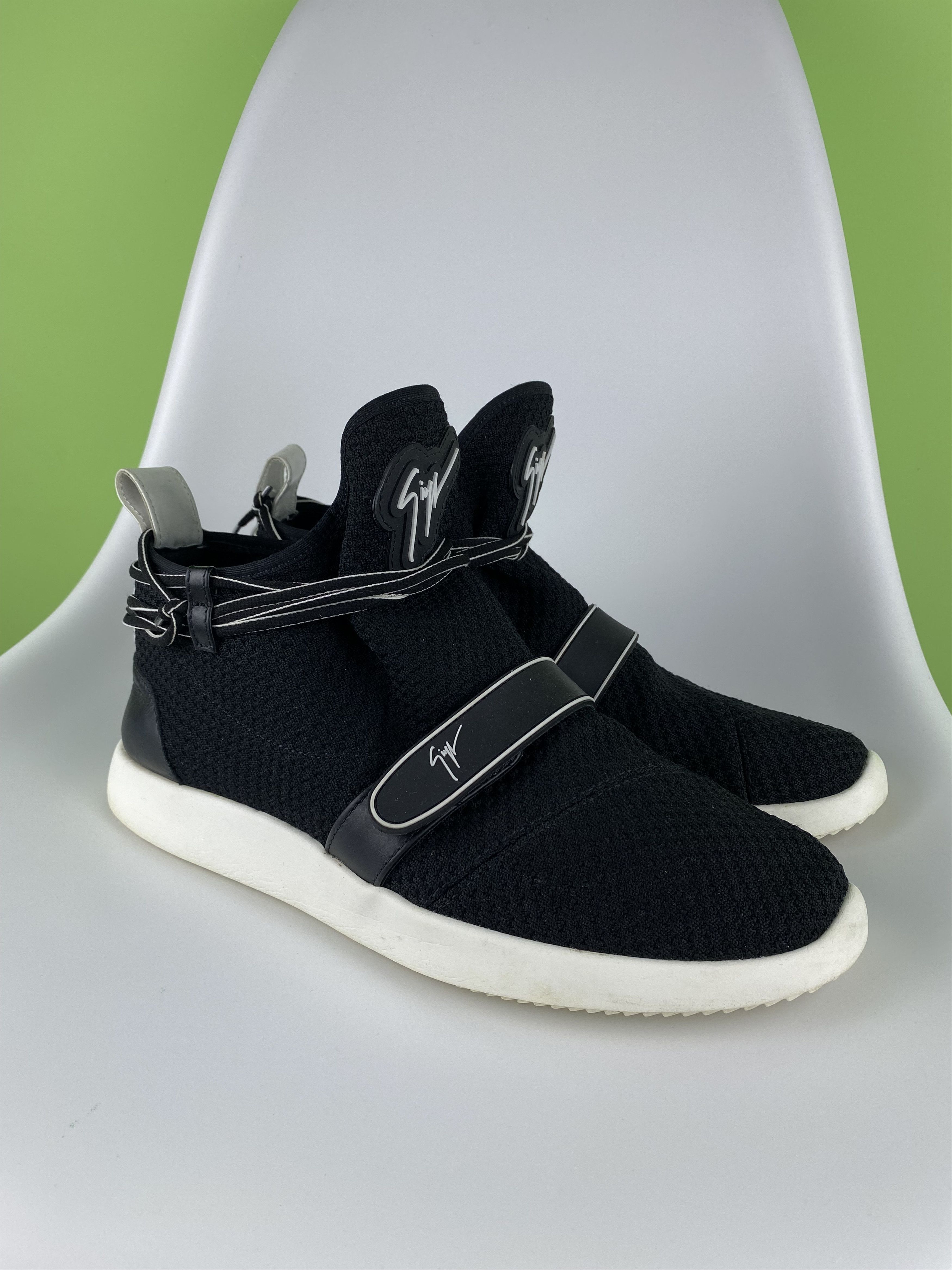 Giuseppe Zanotti Giuseppe Zanotti Hayden Men’s Mid Top Sneakers Black size 43 Size US 10 / EU 43 - 2 Thumbnail