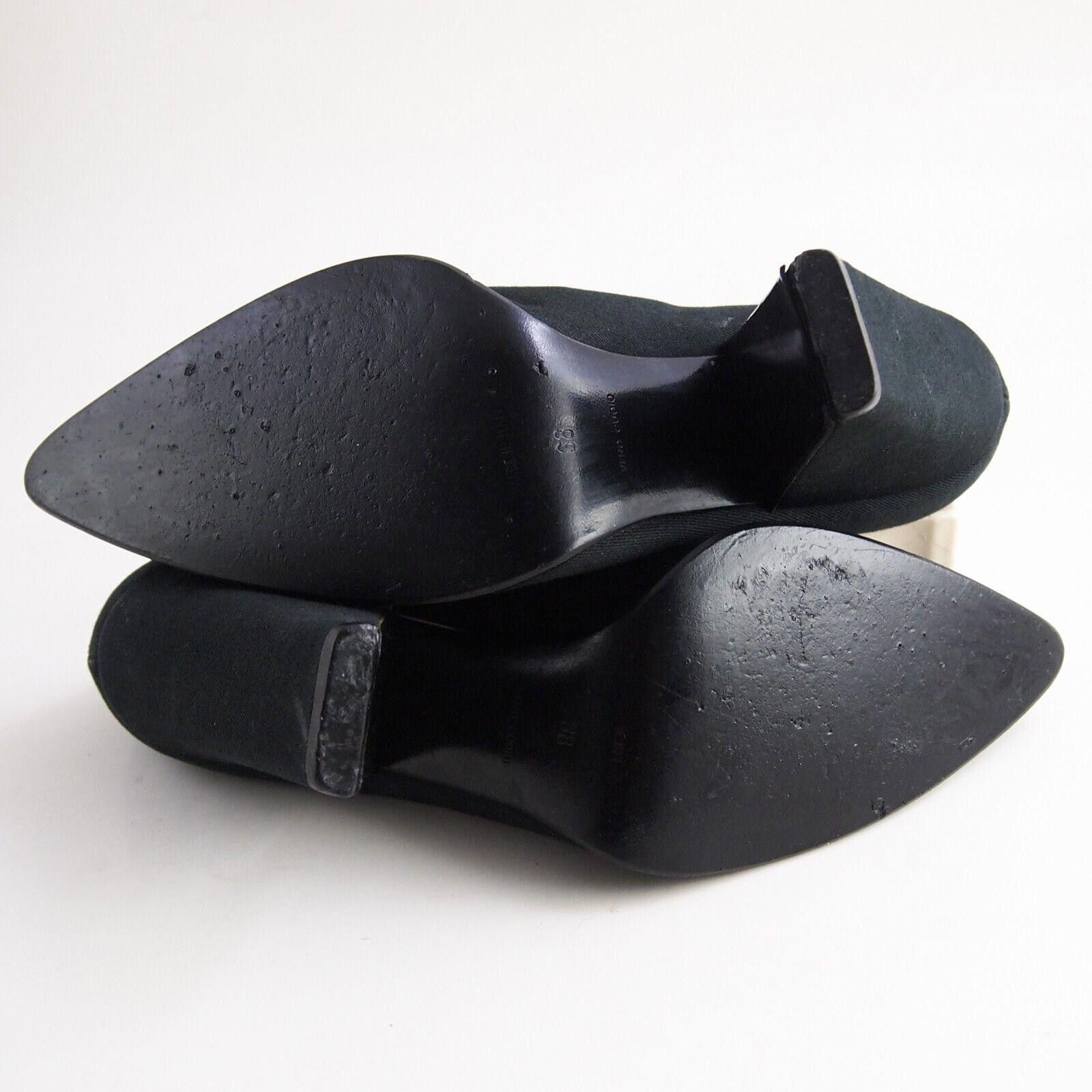 Miu Miu Miu Miu Heels Pumps Black Denim Size US 8 EU 38 Size US 8 / IT 38 - 6 Thumbnail