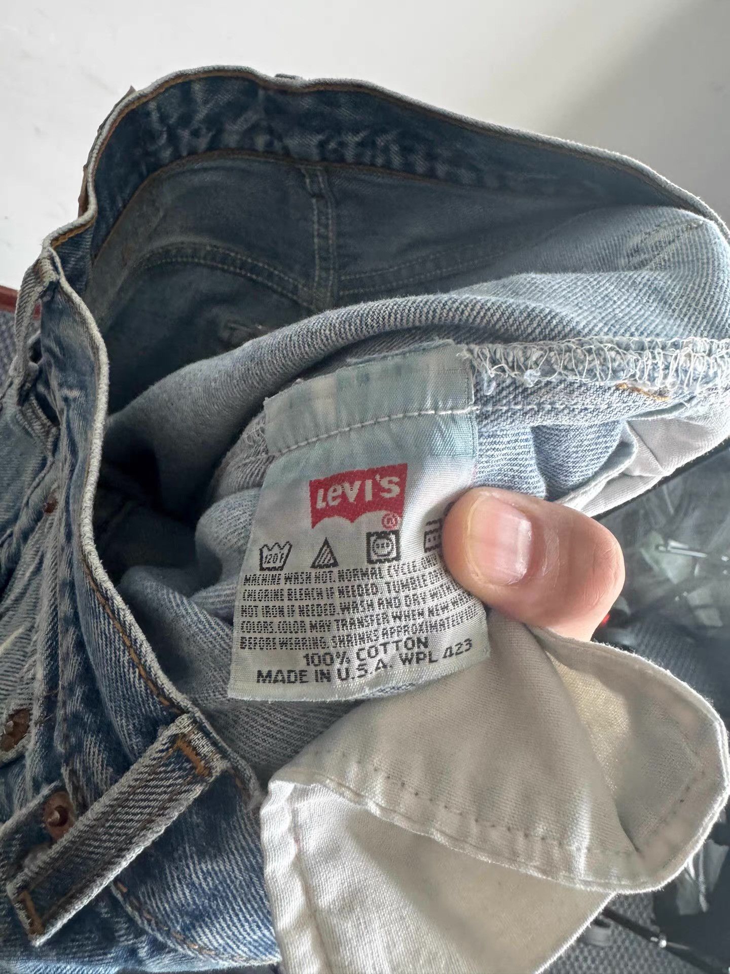 Levi's Vintage Levi's 501 Q17 Size US 36 / EU 52 - 5 Thumbnail