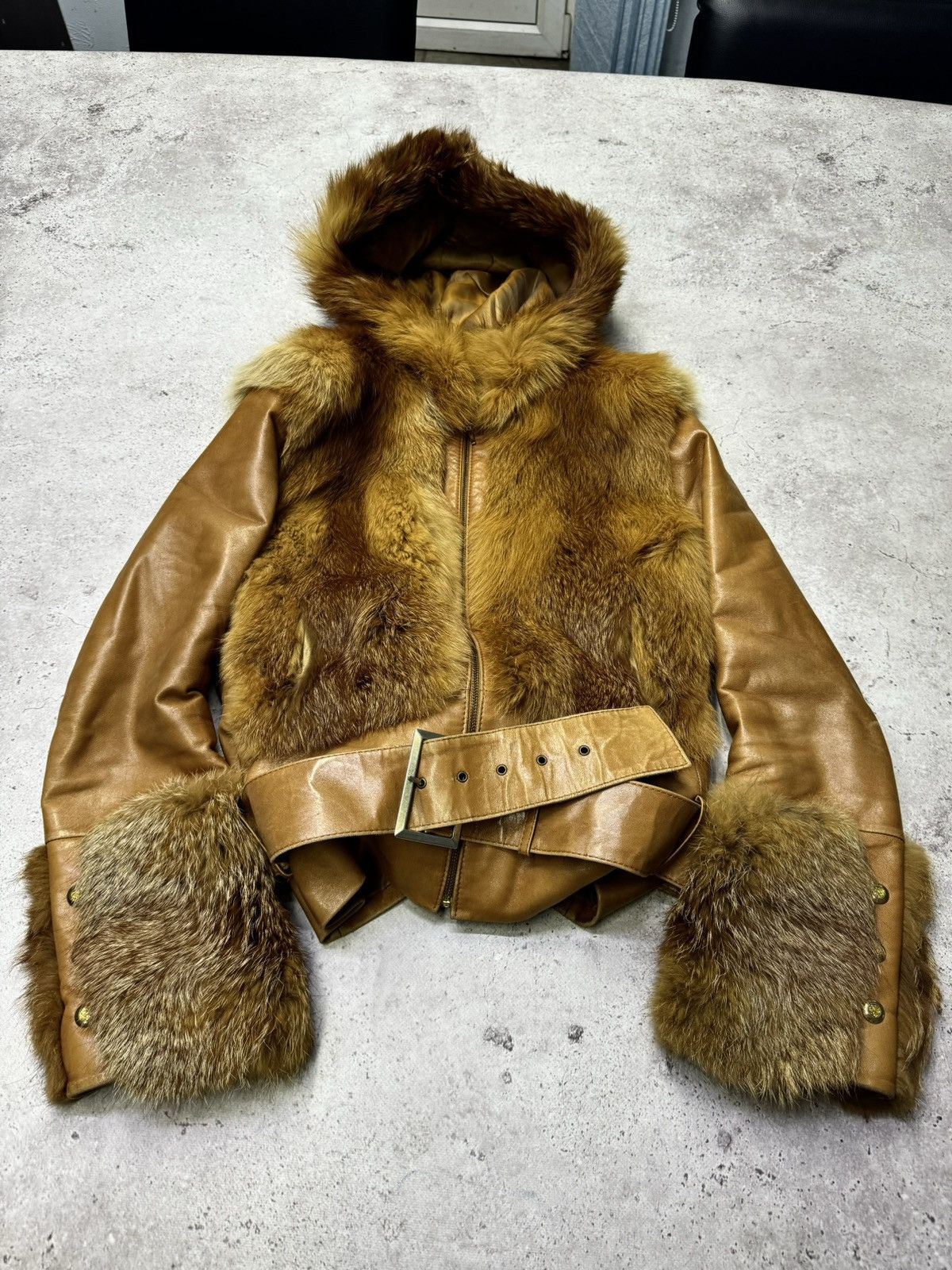 Junya Watanabe Vintage Real Fur/Leather Jacket Size US S / EU 44-46 / 1 - 1 Thumbnail