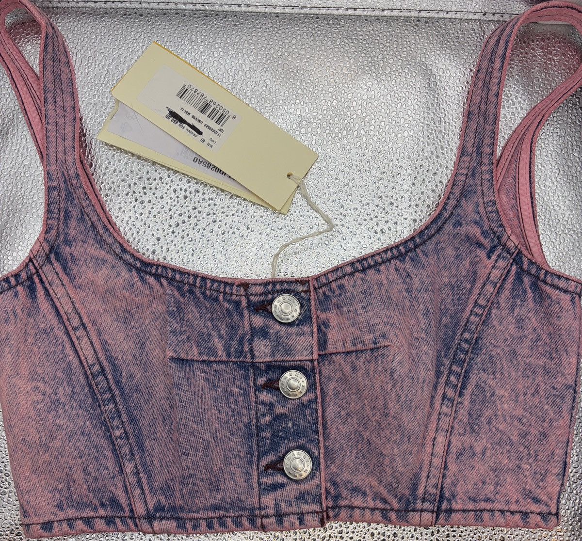 Marni Marni Pink Paneled Denim Tank top Size S / US 4 / IT 40 - 13 Thumbnail