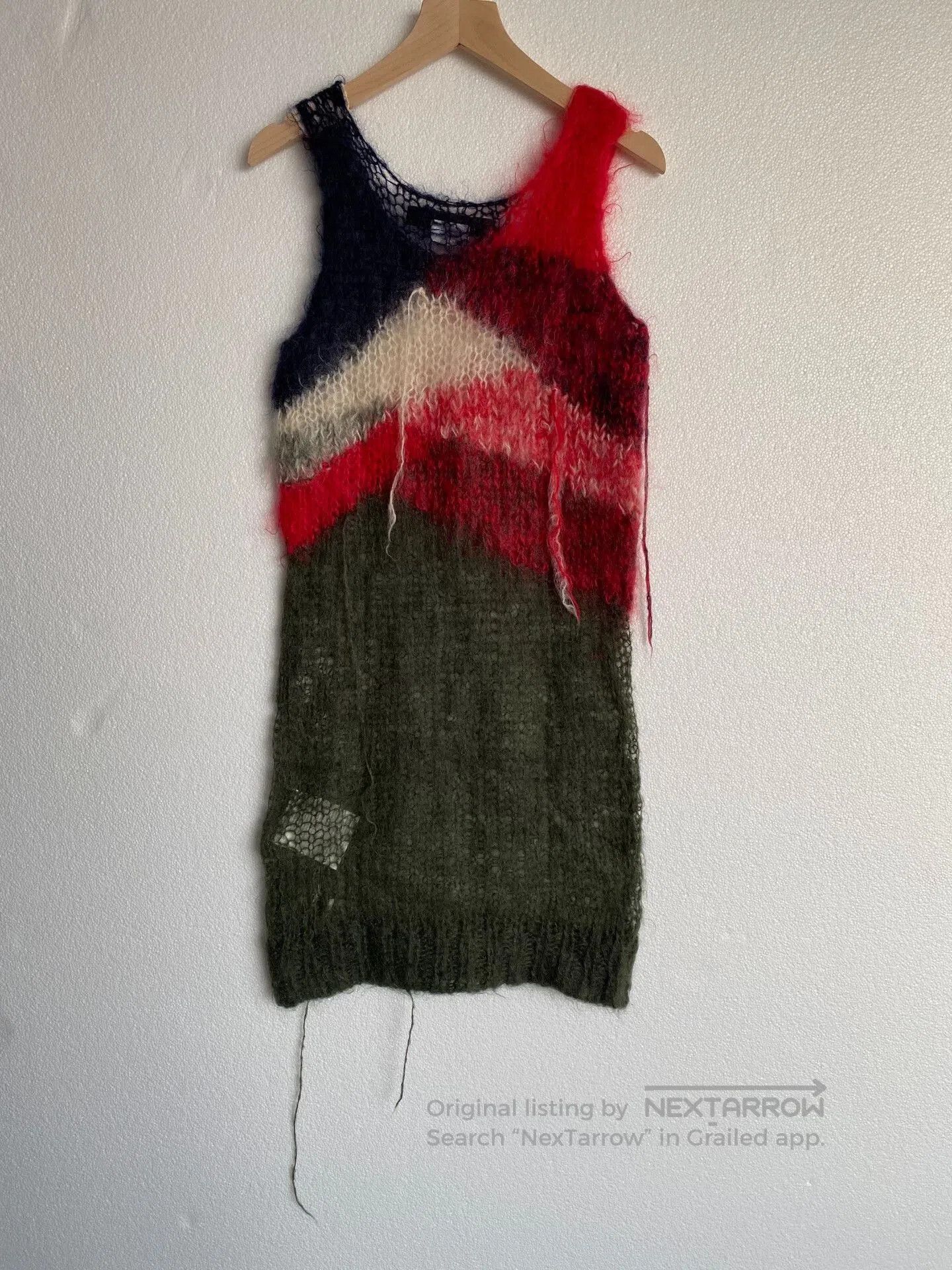 Junya Watanabe junya watanabe punk knit sleeveless vest. Size US S / EU 44-46 / 1 - 2 Thumbnail