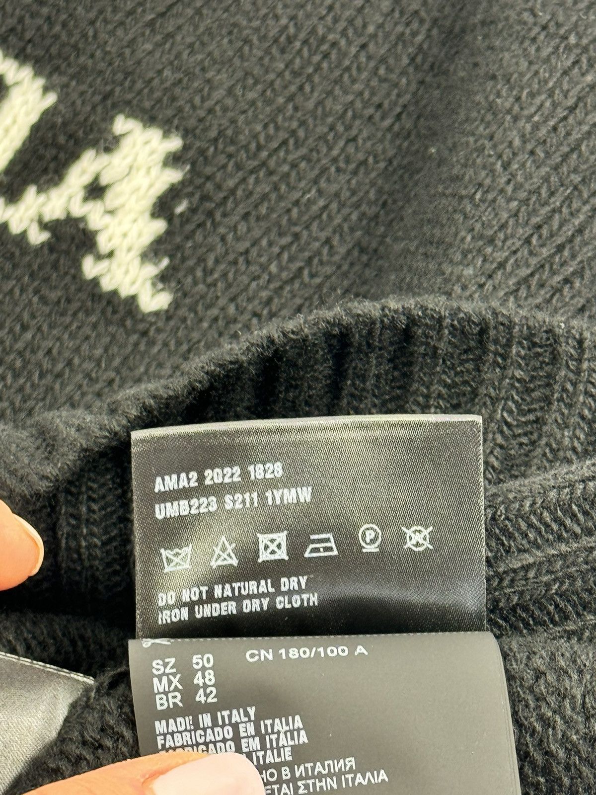 Prada LOGO KNIT JUMPER Size US L / EU 52-54 / 3 - 7 Thumbnail