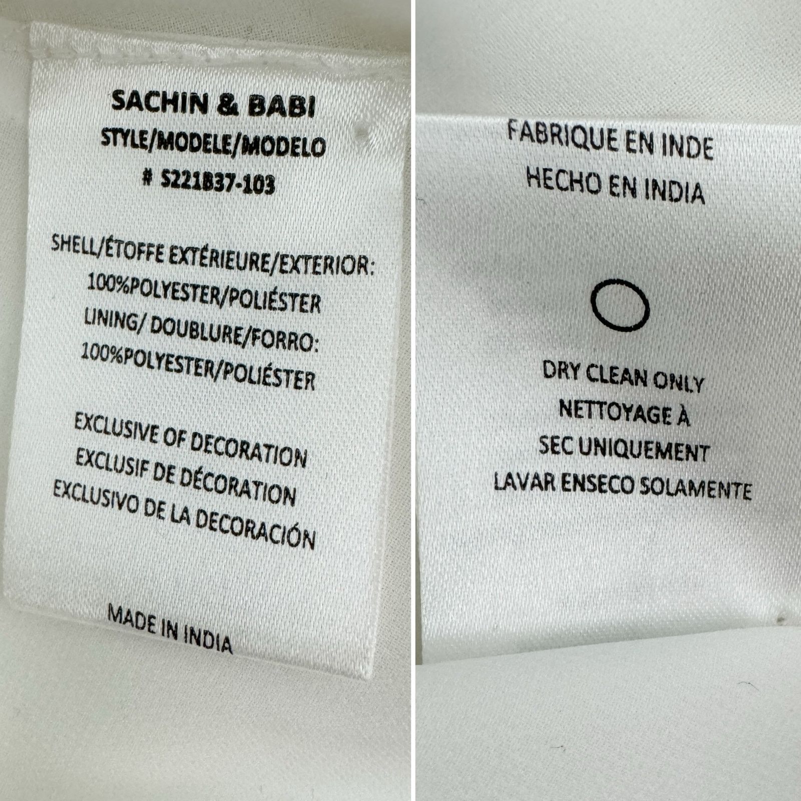 Sachin & Babi Sachin & Babi Martina One-Shoulder Gown Wedding Dress size 8 Size M / US 6-8 / IT 42-44 - 14 Thumbnail