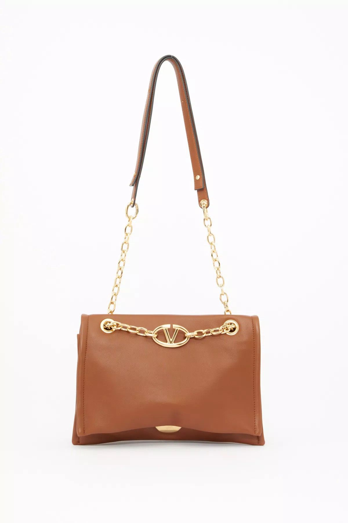 Valentino oc11z0725 Size:OS/ Shoulder Bag With Chain in Almond Beige Size ONE SIZE - 1 Preview