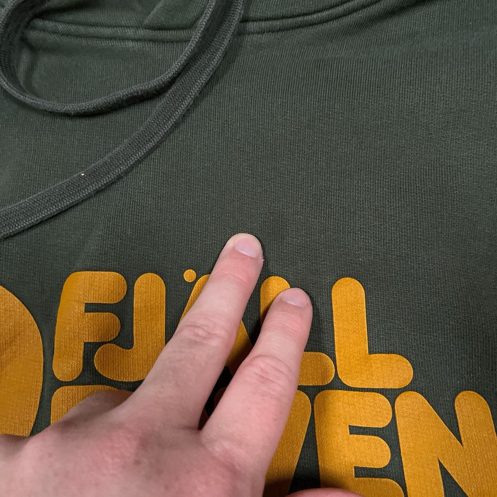 Fjallraven Fjallraven Logo Hoodie Green Pullover Sweatshirt Logo 84144 Size US M / EU 48-50 / 2 - 7 Thumbnail