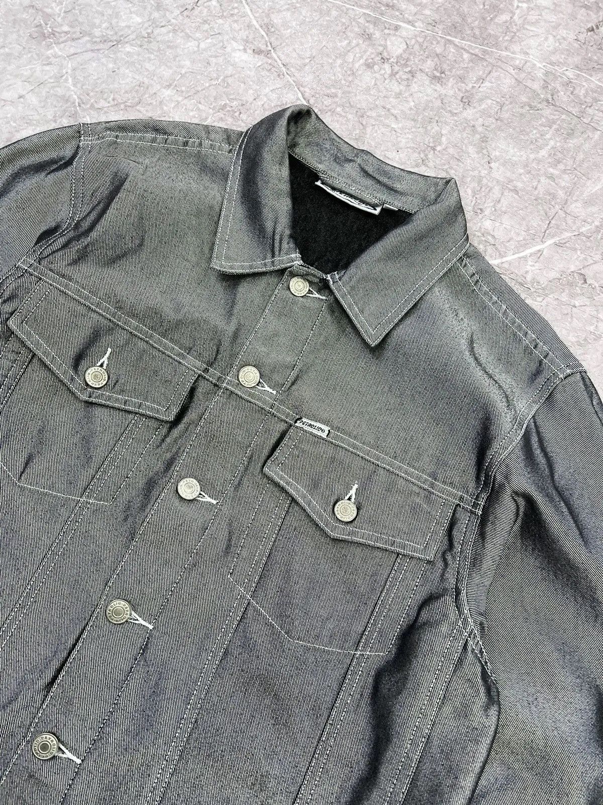 Wu-Tang Clan Vintage Wu tang style metallic denim jacket trucker y2k Size US L / EU 52-54 / 3 - 5 Thumbnail