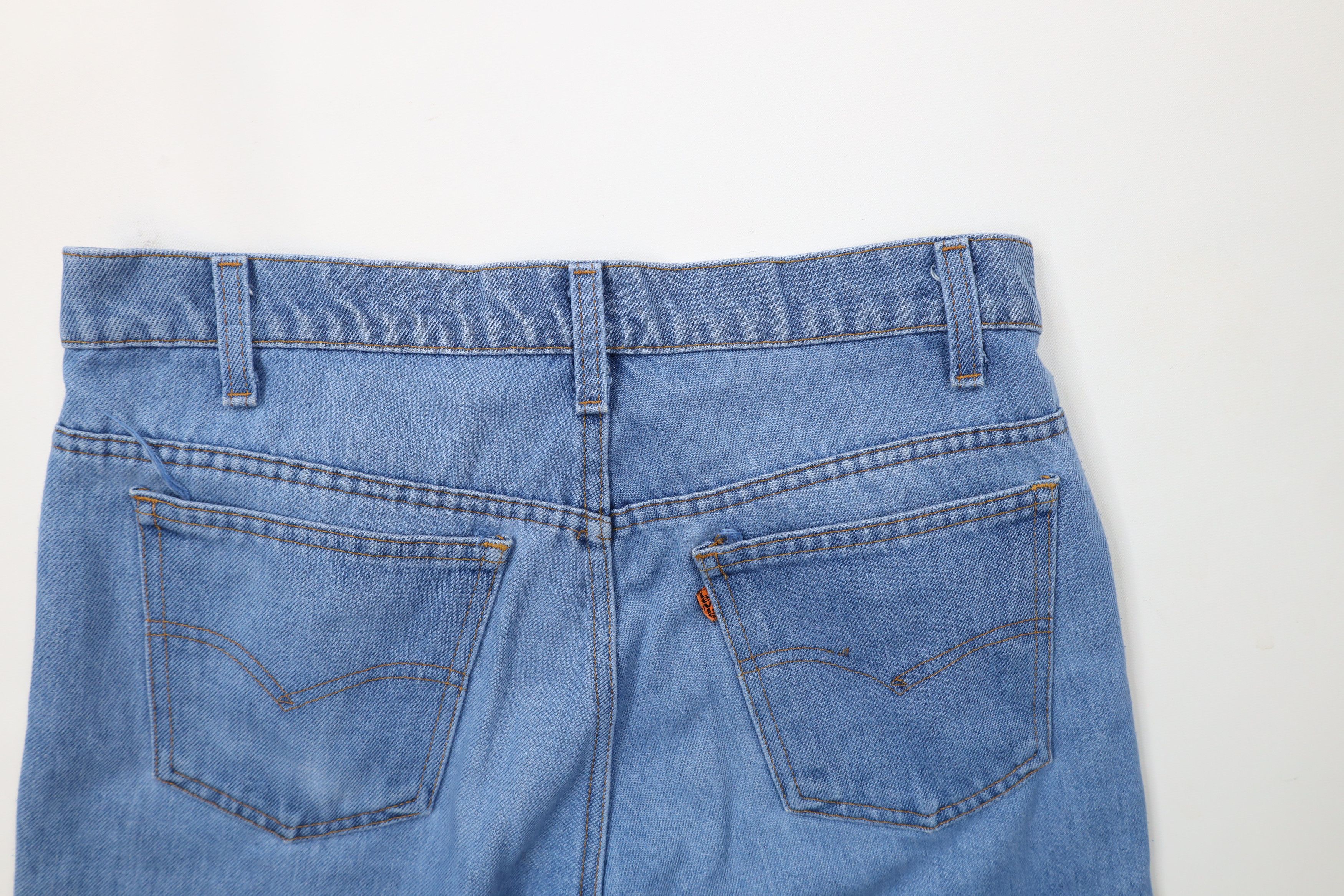 Levi's × Vintage Vintage 70s 80s Levis Orange Tab Leg Denim Jeans USA Size US 32 / EU 48 - 11 Thumbnail